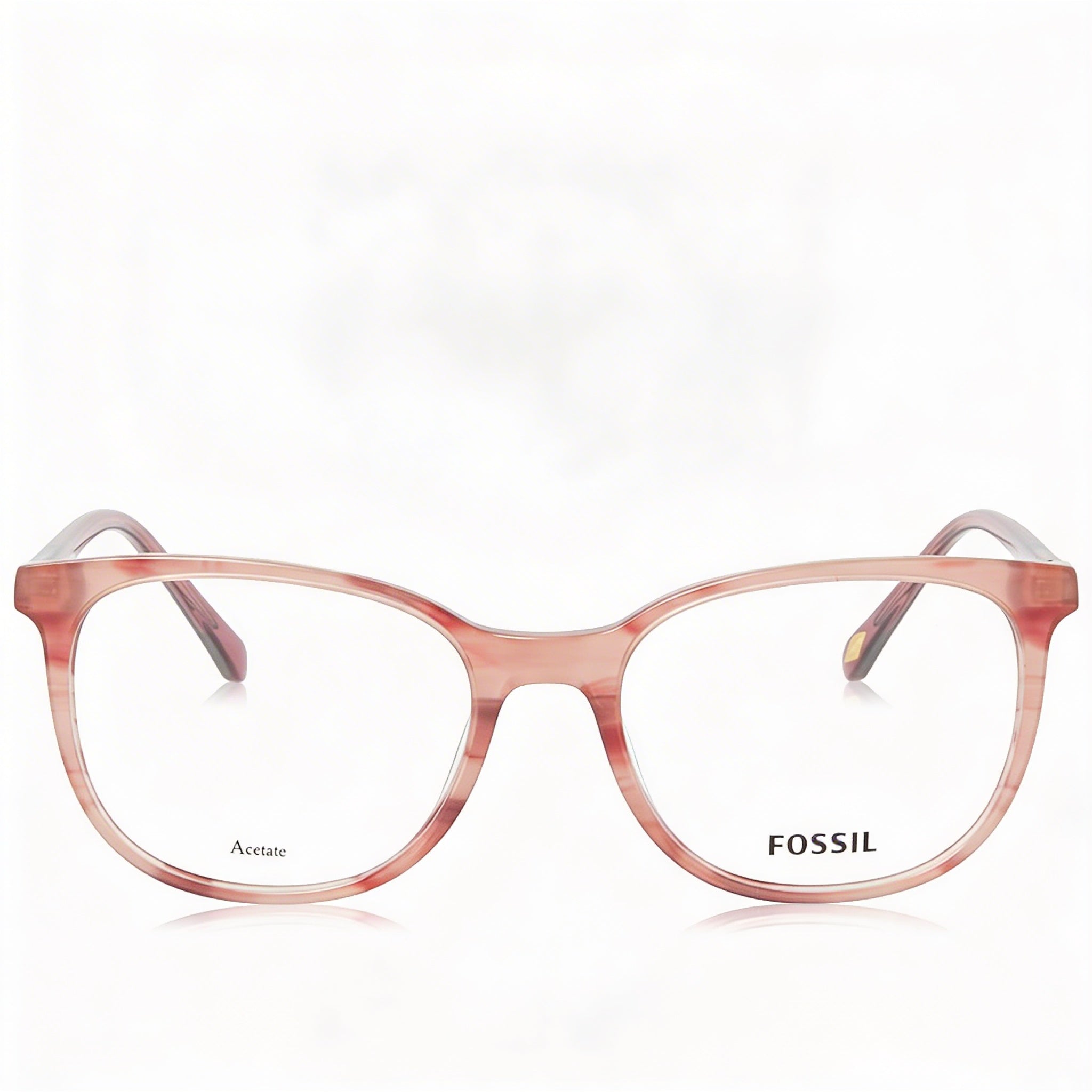 Fossil Modern Women's Plum Acetate Optical Eyeglasses, Designed for Everyday Comfort, 53mm Lens Width, Photo 2