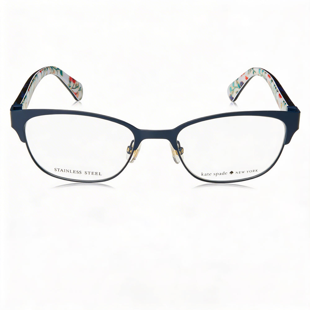 kate spade new york Diandra Gafas de Sol Rectangulares para Mujer de Aleación de Acero Azul Habana 49 mm