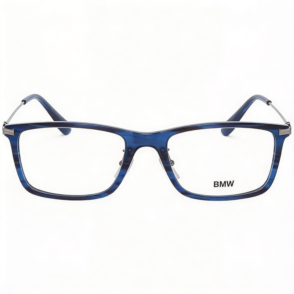 Gafas Ópticas BMW para Hombre Bw5020 con Montura de Plástico y Metal Azul y Lentes de Demostración Transparentes 56-20-145