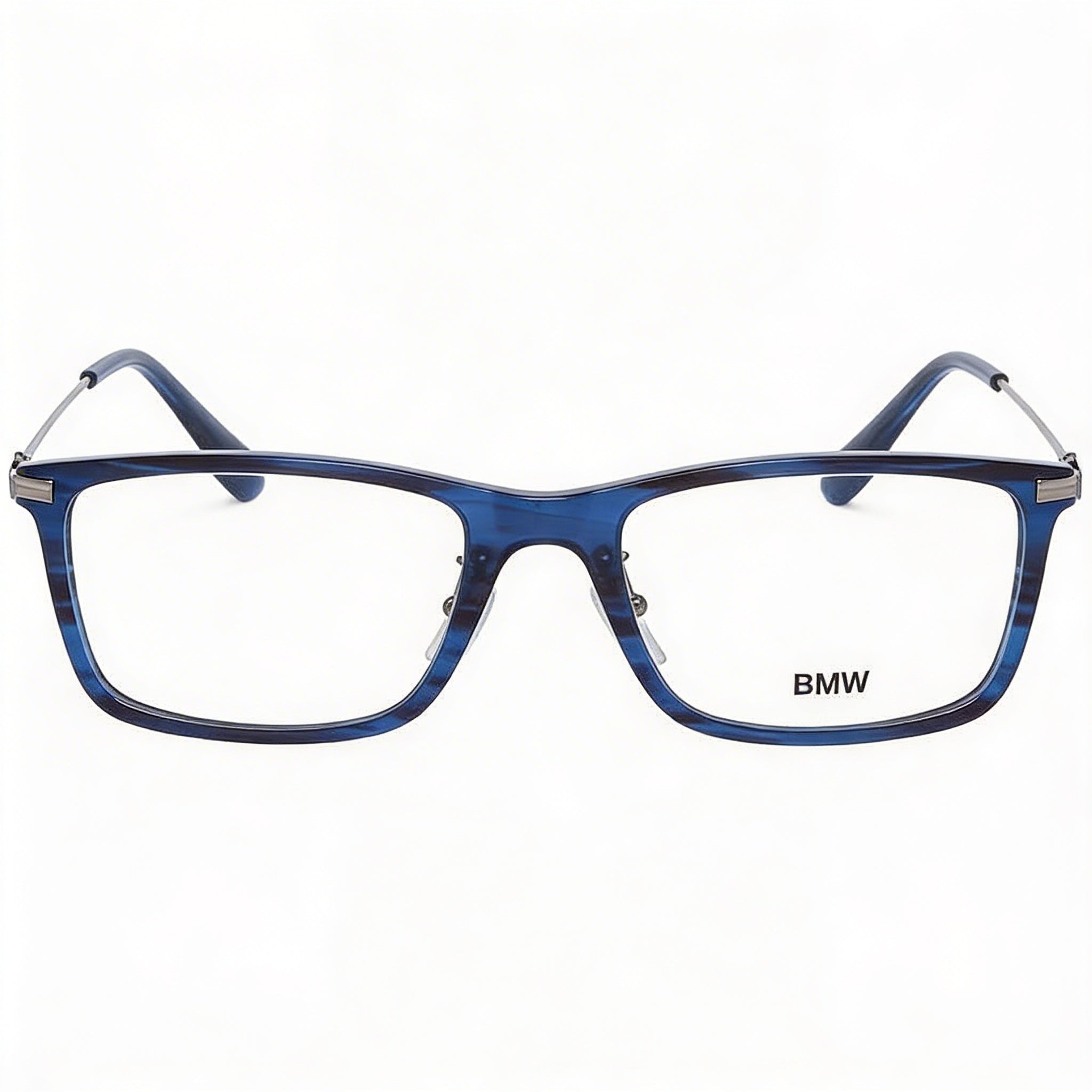 Gafas Ópticas BMW para Hombre Bw5020 con Montura de Plástico y Metal Azul y Lentes de Demostración Transparentes 56-20-145, Photo 2