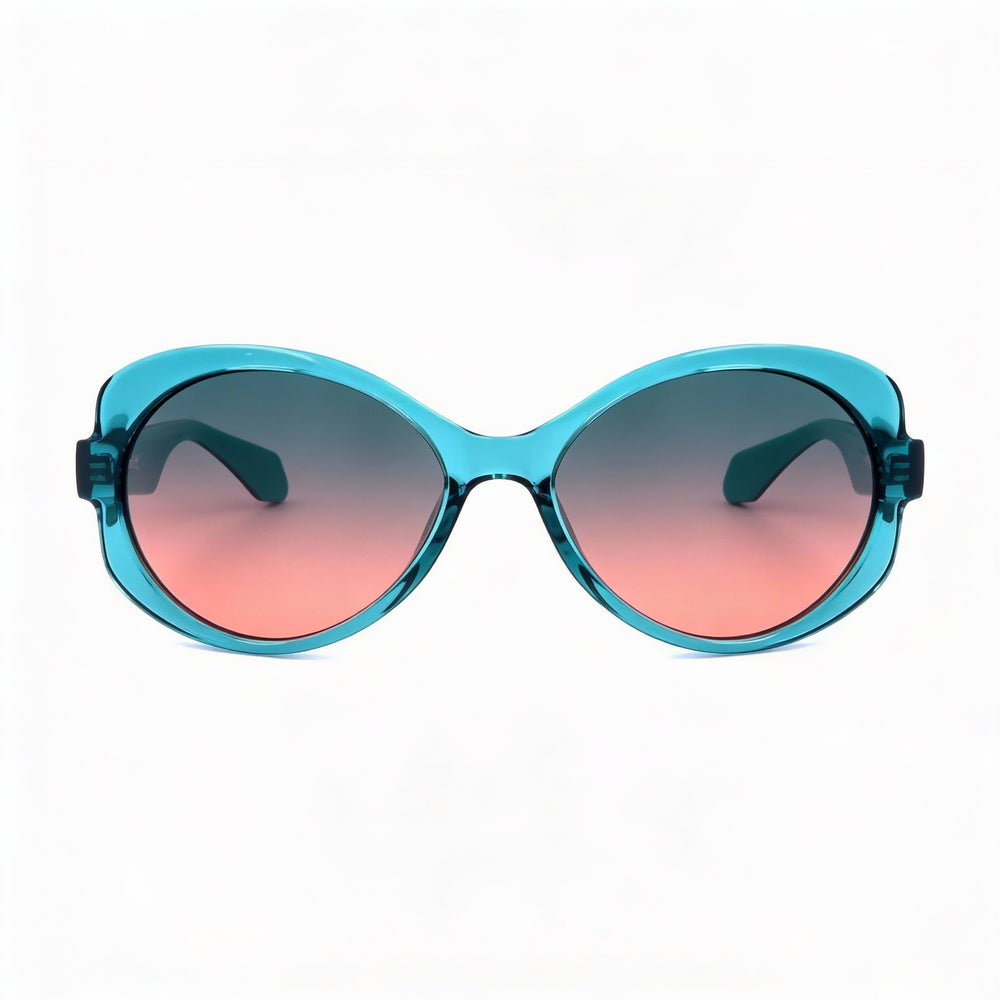 Gafas de sol adidas Originals Contemporaneo de acetato para mujer con protección UV en turquesa, negro y azul degradado de 56 mm