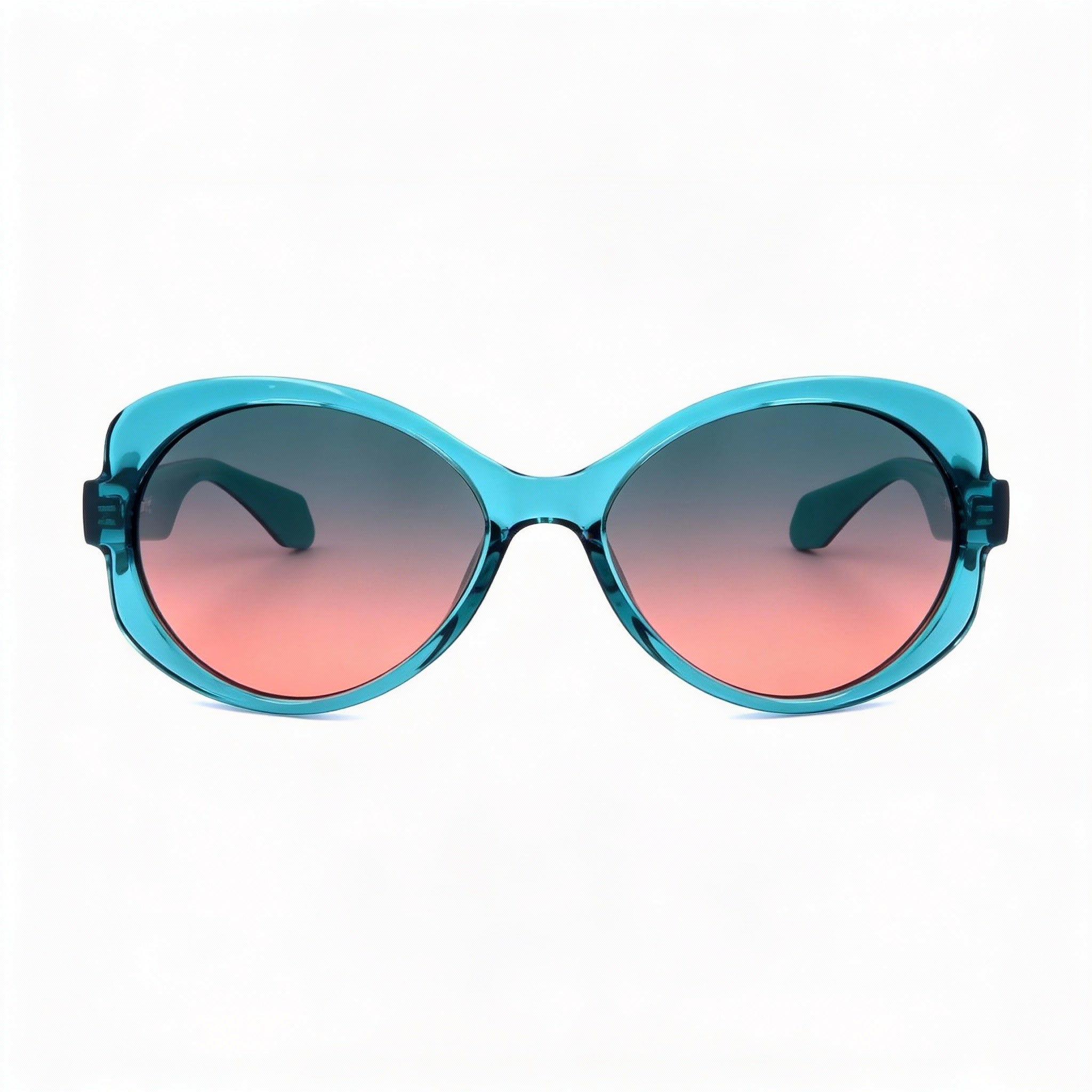 adidas Originals Contemporaneo Women's Acetate UV Protection Sunglasses Turquoise Black Blue Gradient 56mm, Photo 2