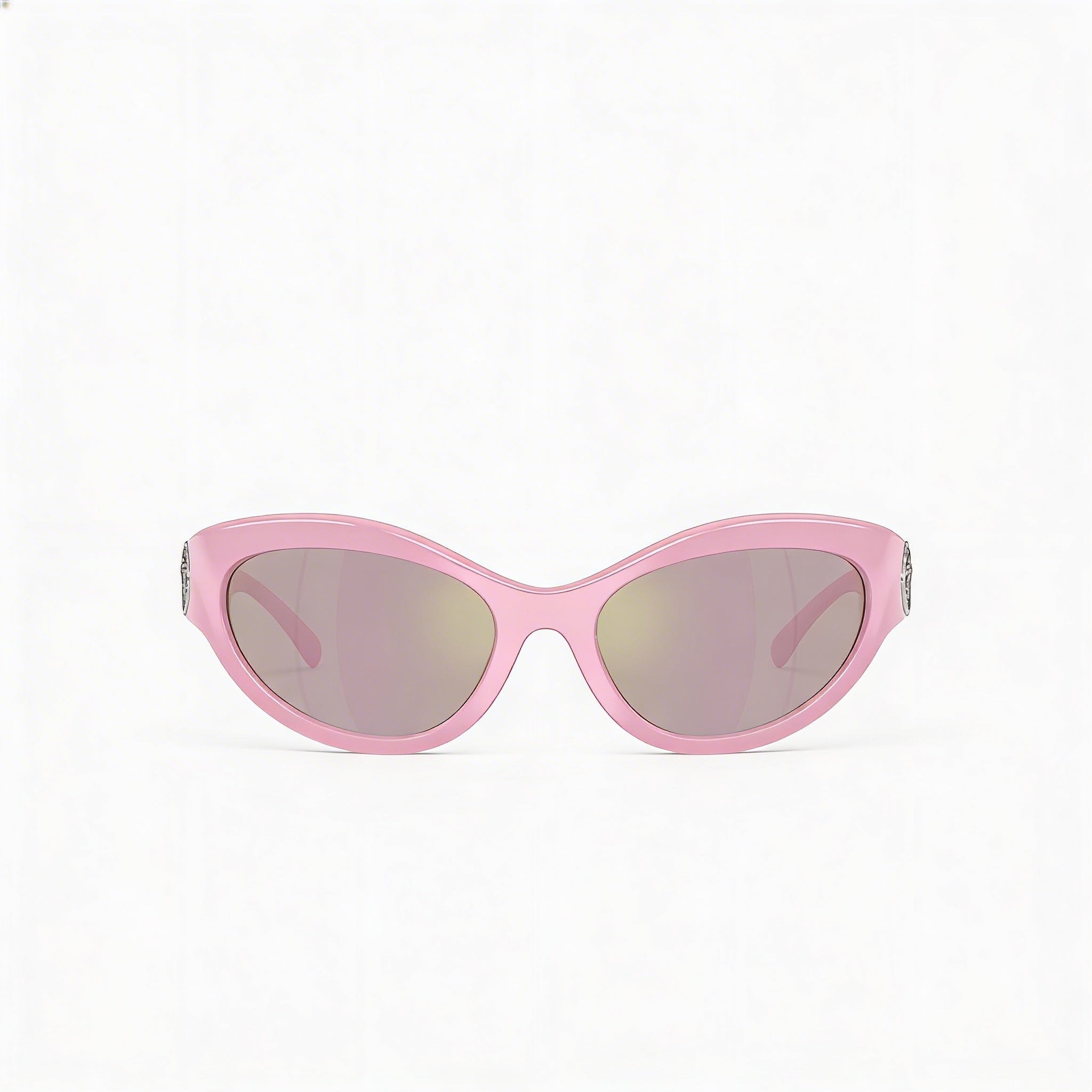 Versace Glam Women's Pink Mirror Rose Gold Acetate Polarized UV Protection 59mm Sunglasses, Photo 2