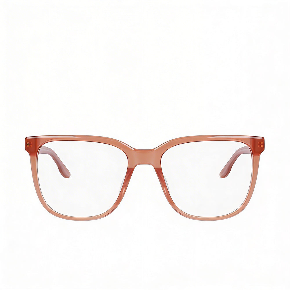 Nike Modern Women's Sunglasses, featuring an Acetate Frame in a Milky Warm Sand Laminate Finish, 53mm Lens Width