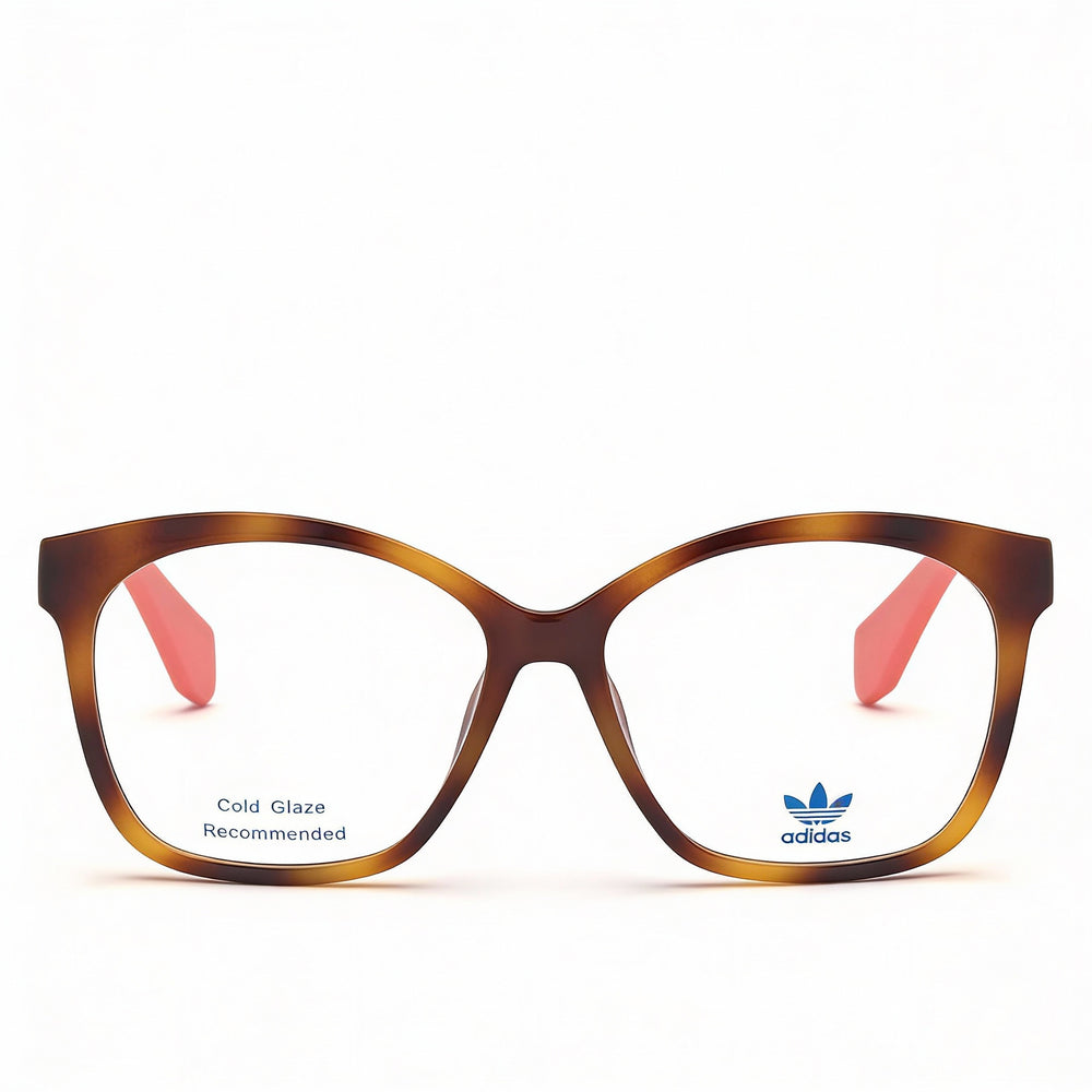 Gafas oftálmicas adidas Originals Casual Havana para mujer con lentes transparentes no polarizadas, talla 57-15-140