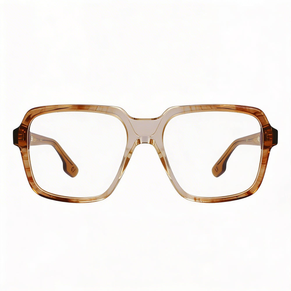 Montura de gafas oftálmicas Victoria Beckham Vb2668 para mujer, marrón degradado vintage, talla 53-17-140