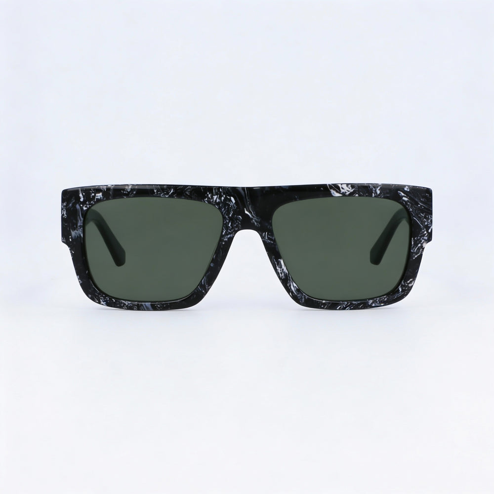 Calvin Klein Ckj23654s Unisex Rectangular Black White Plastic Frame with UV Protection and Non-Polarized Lenses 56mm