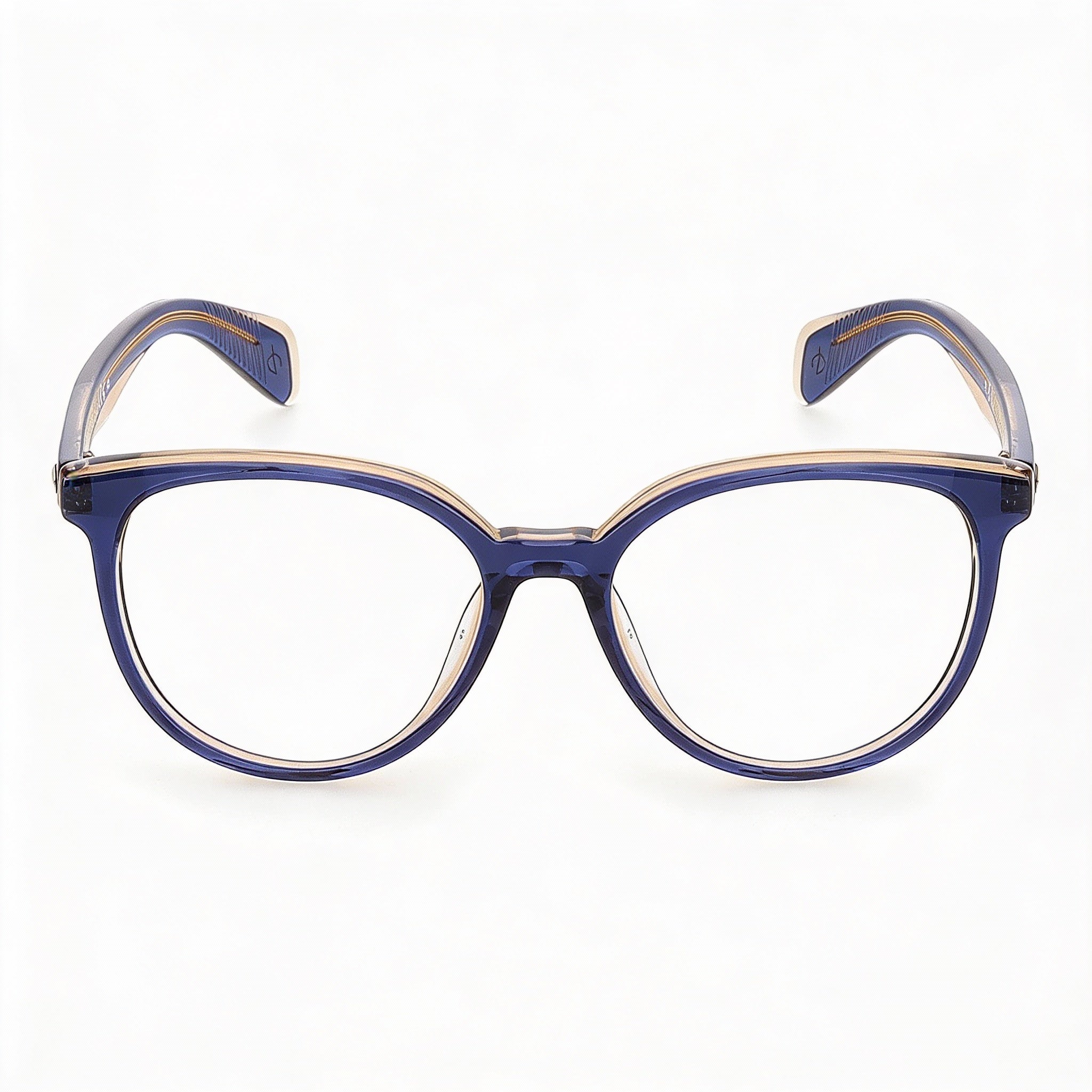 rag & bone Rnb3029 Women's Blackuesand Plastic Frame Eyewear with Clear Polycarbonate Lenses 50-140-17mm, Photo 2