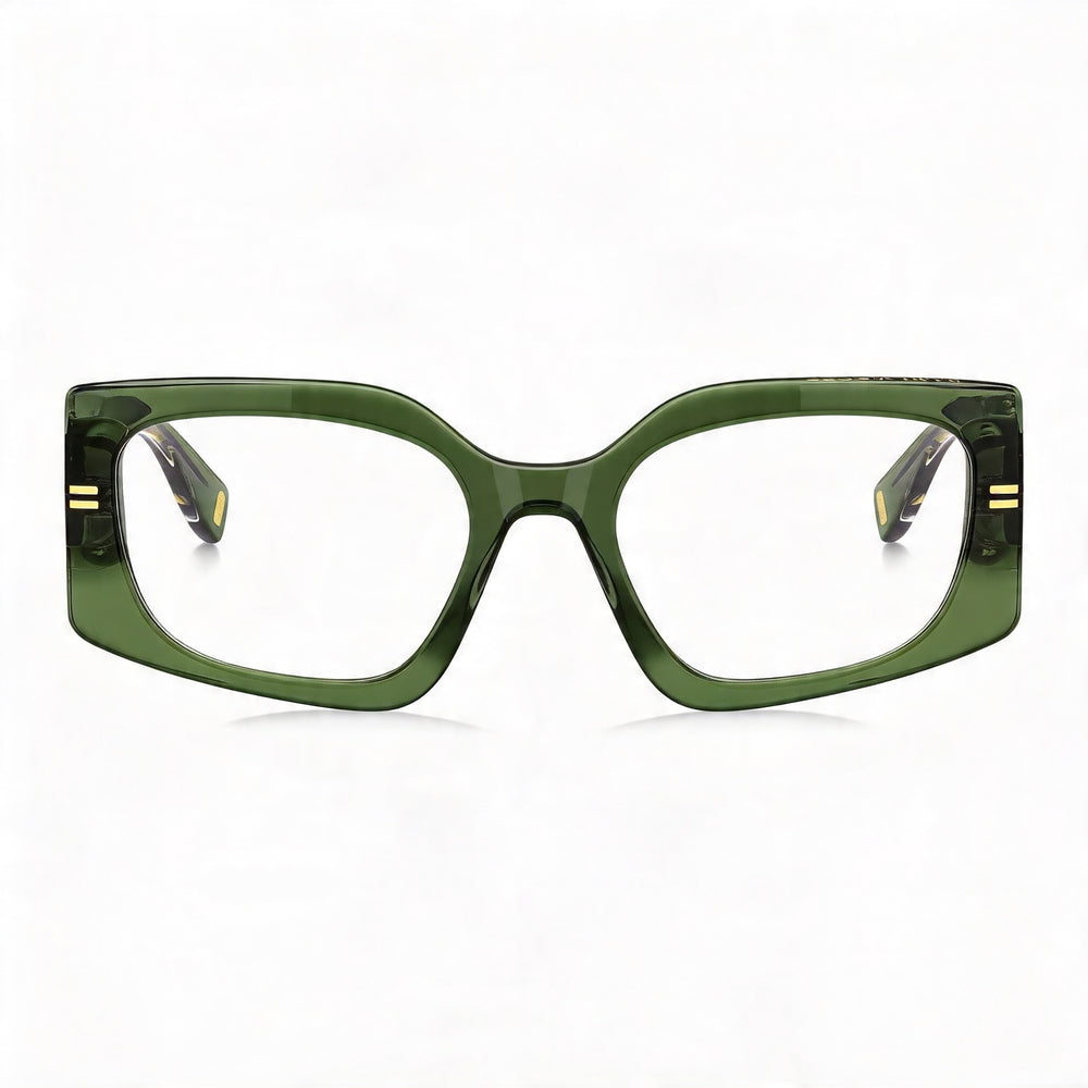 Marc Jacobs Classic Women's Green Plastic Frame Non-Polarized Multicolor Lens 53mm Sunglasses