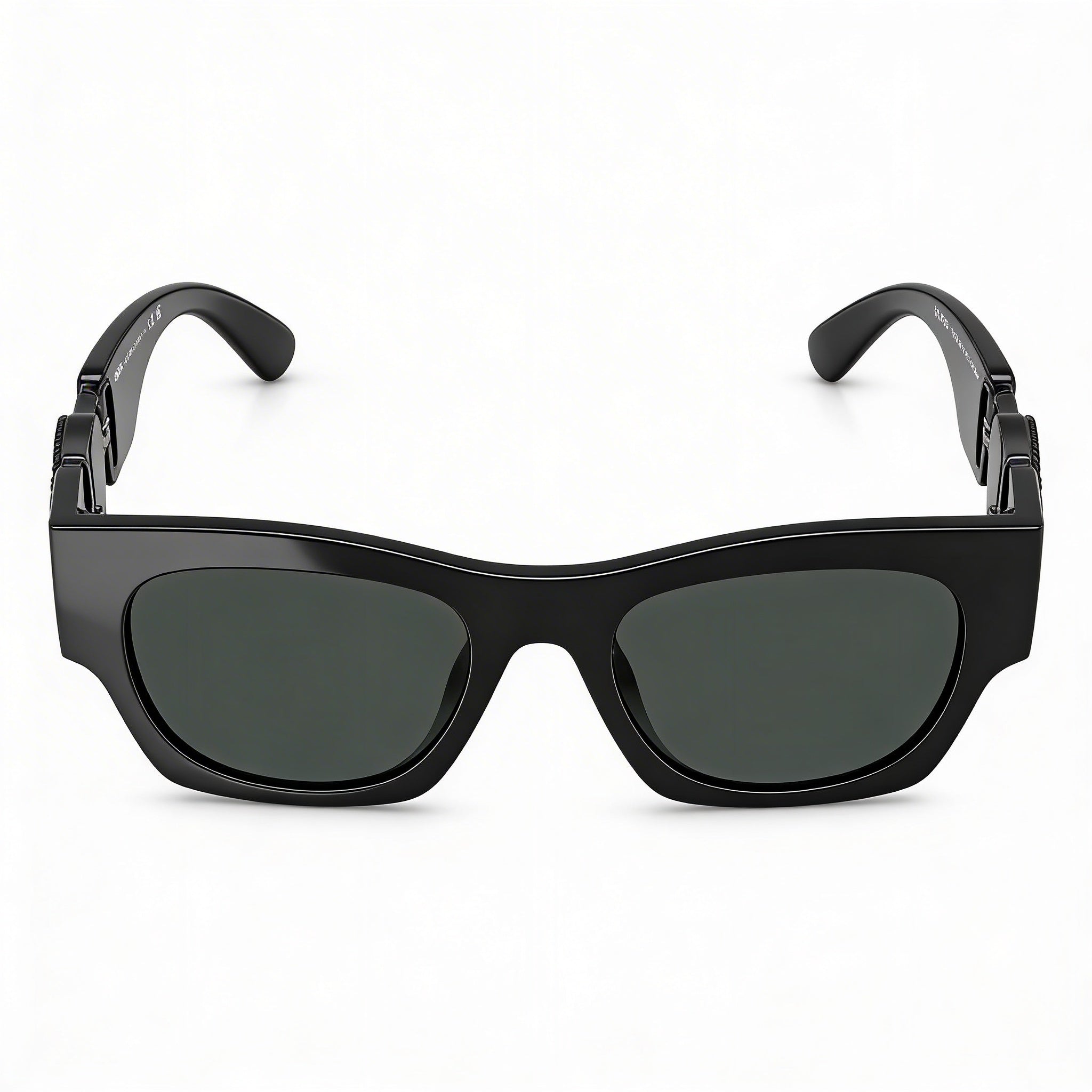 Gafas de sol unisex Versace Ve 4479u, montura de inyección negra gris oscuro, lente de policarbonato no polarizada gris oscuro de 52 mm, Photo 2