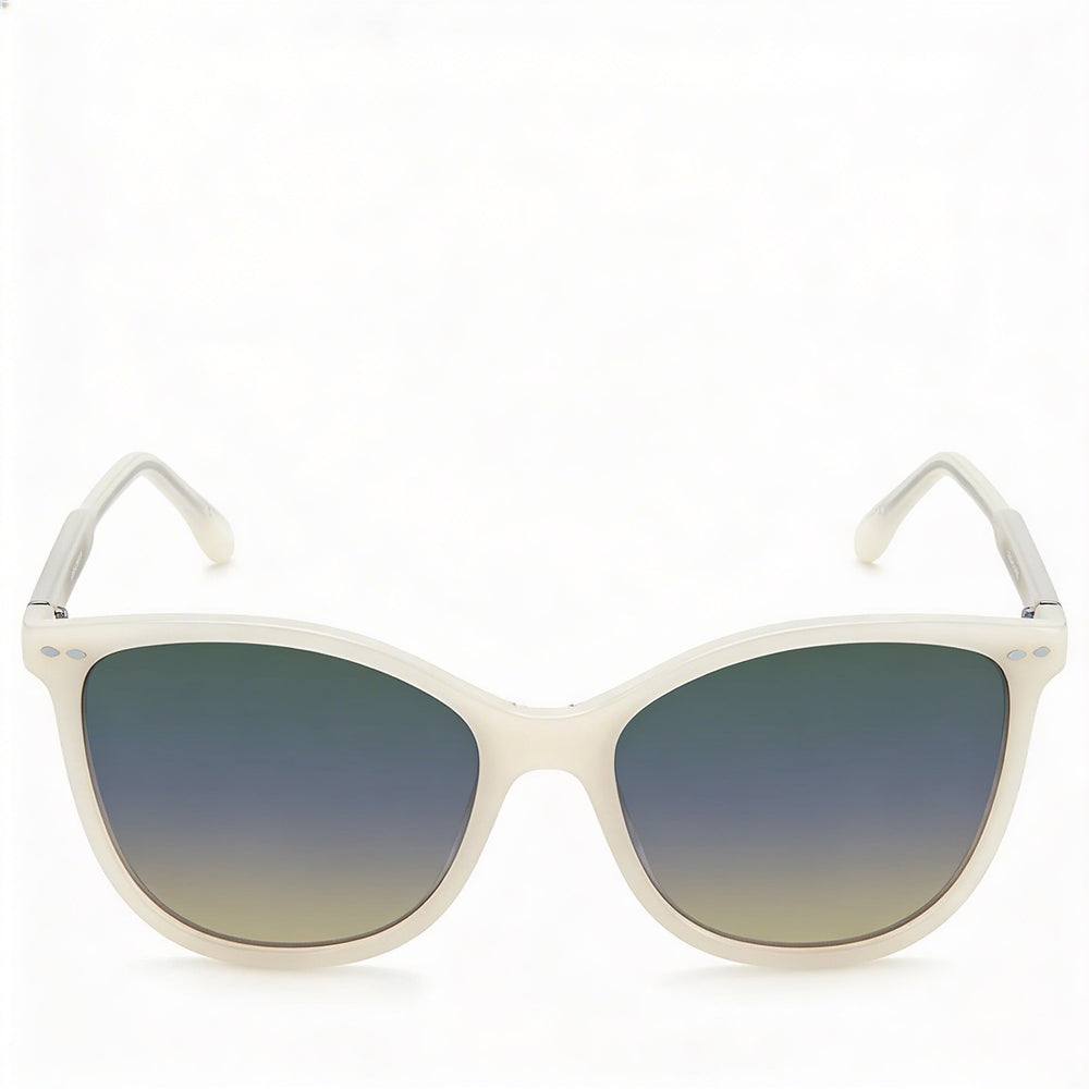 Isabel Marant Modern Women's Sunglasses, featuring an Ivory Acetate Frame and Ivory Lenses, 57mm Lens Width