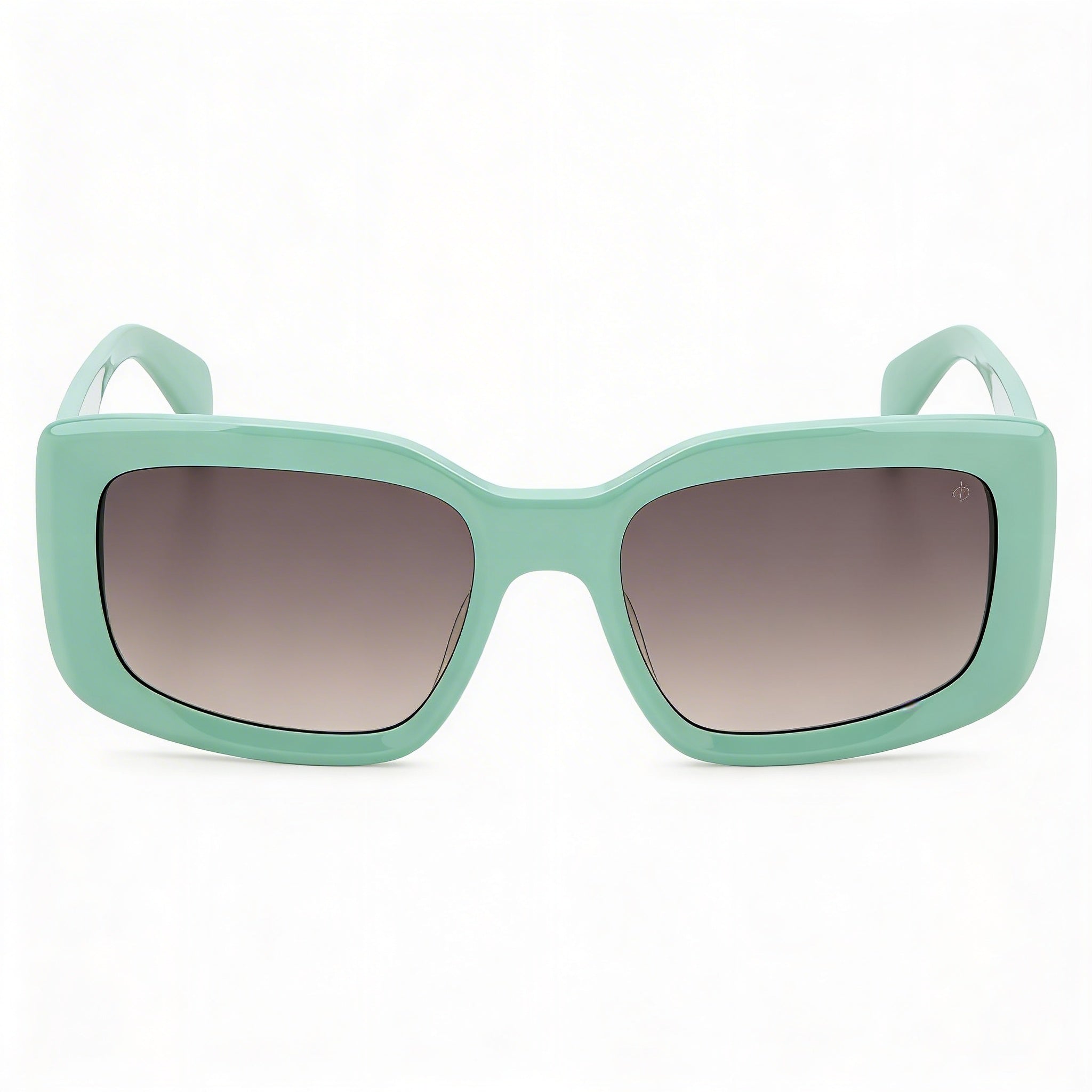 Rag & Bone Modern Women's Sunglasses: Green Acetate Frame, UV Protected Lenses, 54mm Lens Width, Photo 2
