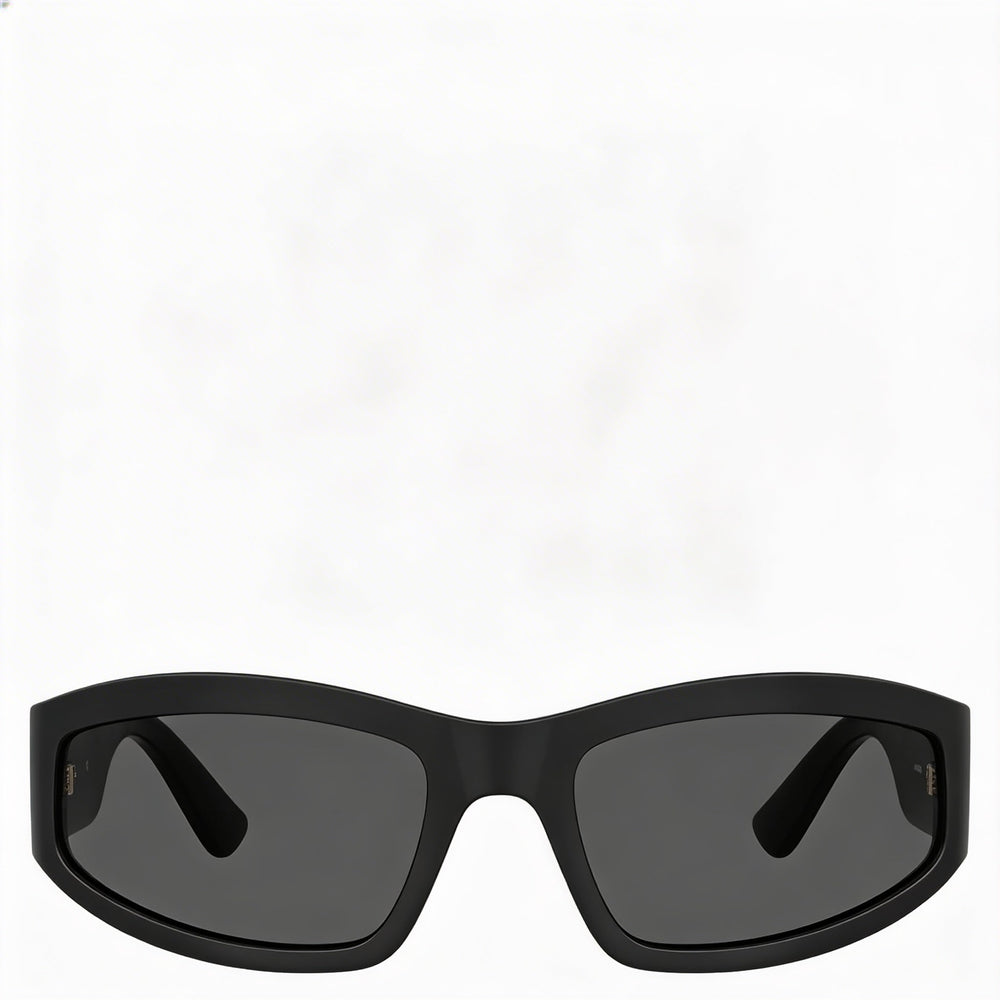 Moschino MOS164/S Black Rectangle Sunglasses for Men, 60mm