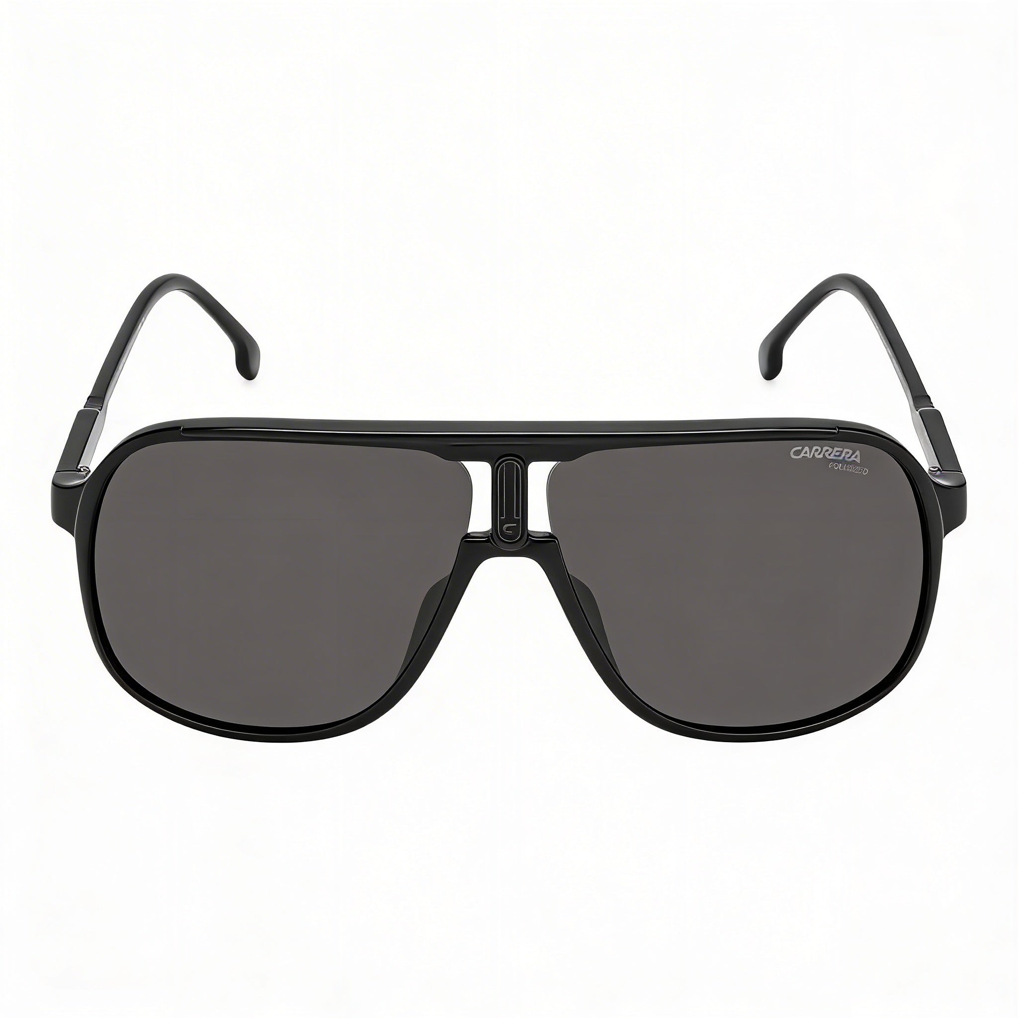 Carrera 1047/S Unisex Square Black Plastic Frame Polarized Grey Lenses UV Protection 62mm, Photo 2