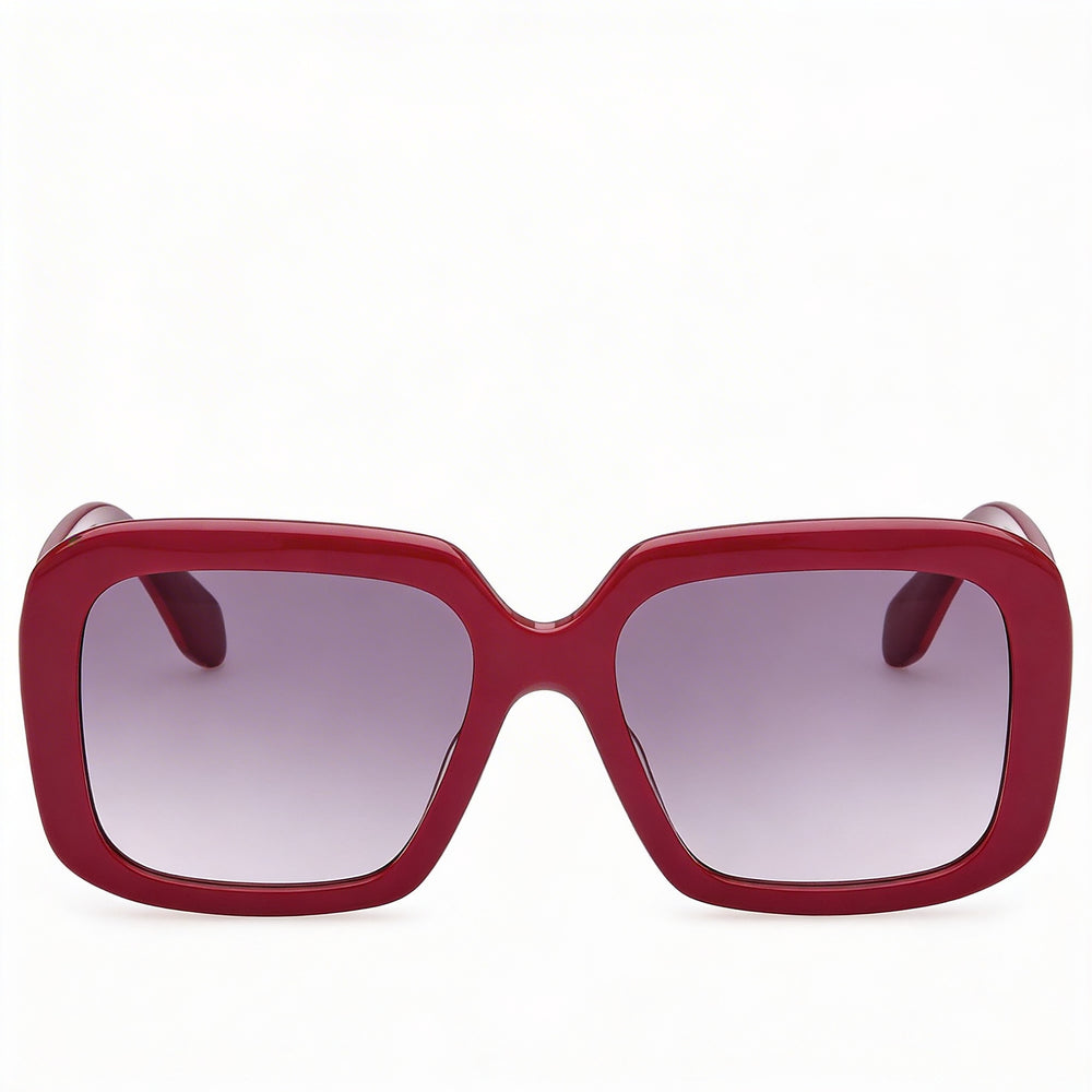 Gafas de sol adidas Originals Modern para hombre con montura de plástico, efecto brillante violeta, degradado gris ahumado, protección UV, 56 mm