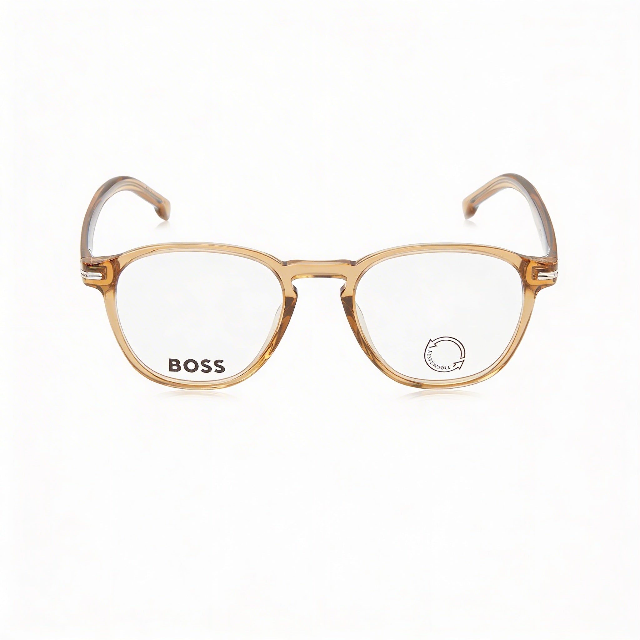 Hugo Boss Boss 1509/g Men's Beige Casual Acetate Eyewear 51mm Lens, 19mm Bridge, 145mm Temple, Photo 2
