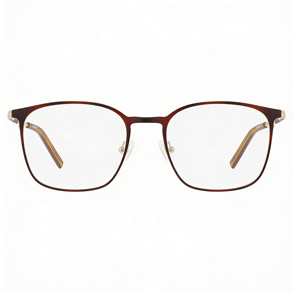 Salvatore Ferragamo Sf2566 Unisex Titanium Full Rim Square Tortoise Gold 54mm Eyeglasses