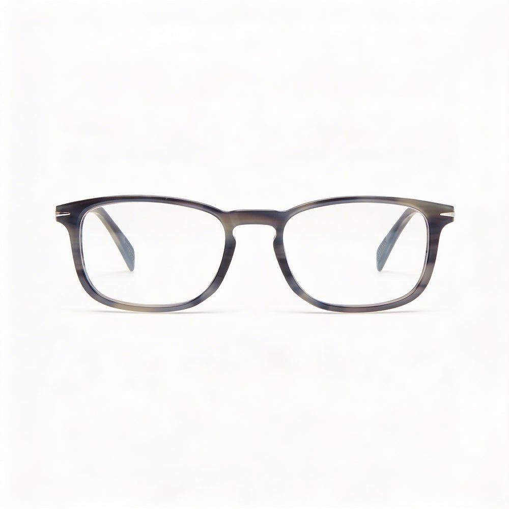 Gafas de plástico David Beckham Db 1027 para hombre, color gris, con lentes de 51 mm de ancho, puente de 150 mm de ancho y patillas de 19 mm de largo.