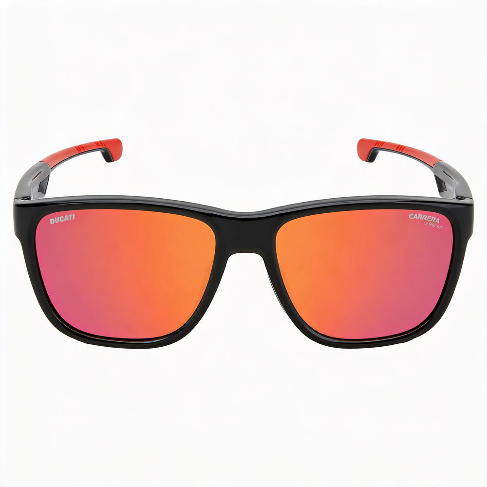 Carrera Carduc 003/S Unisex Black and Red Injection Frame Red Black Non-Polarized 57mm UV Protected