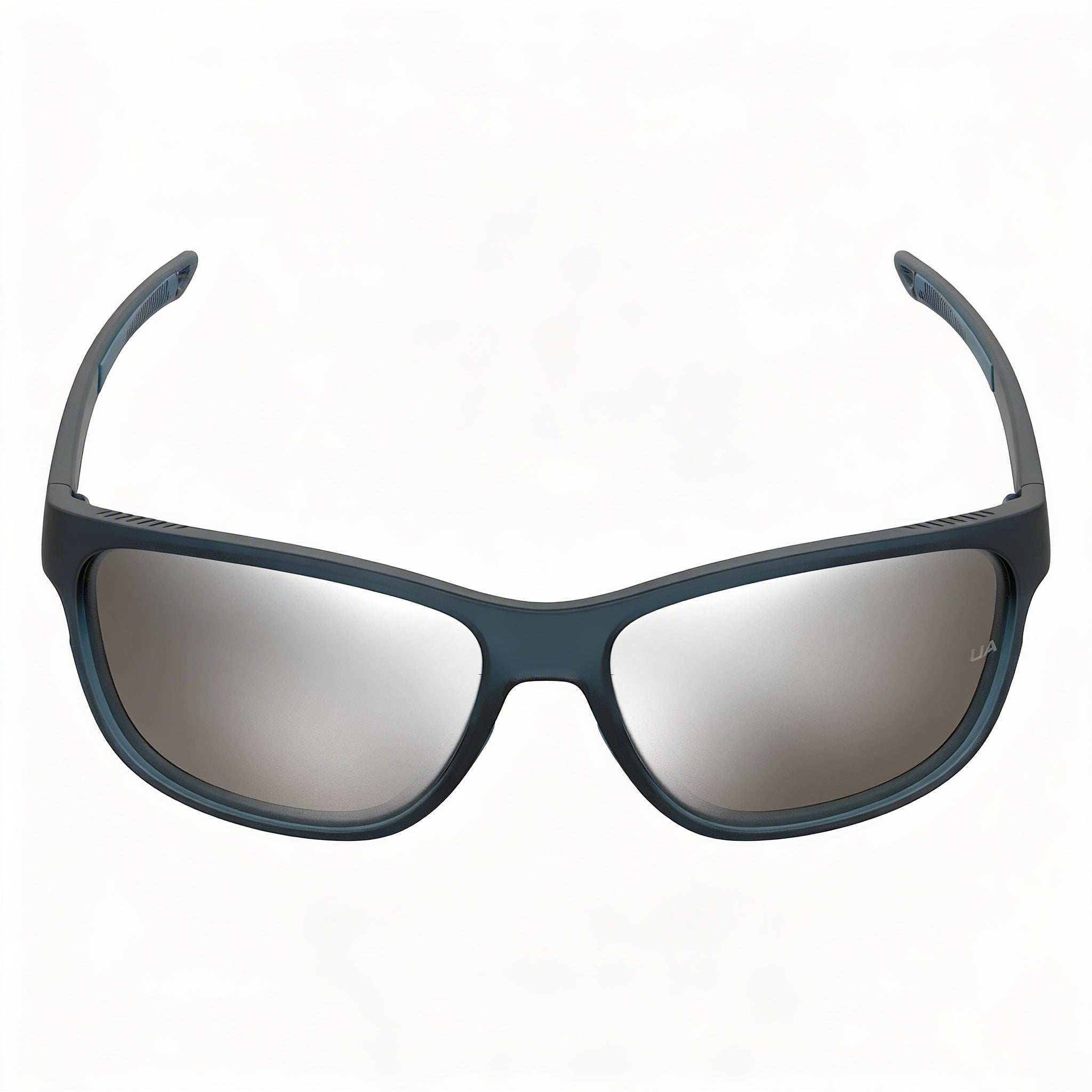 Gafas de sol unisex Under Armour UA Undeniable sin polarizar con protección UV y montura azul oscuro transparente con cristales azules 61, Photo 2