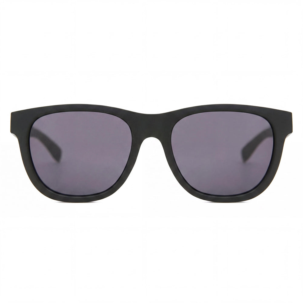 Lacoste Classic Unisex Square Black Matte Plastic Frame Sunglasses with UV Protection Lenses 54mm
