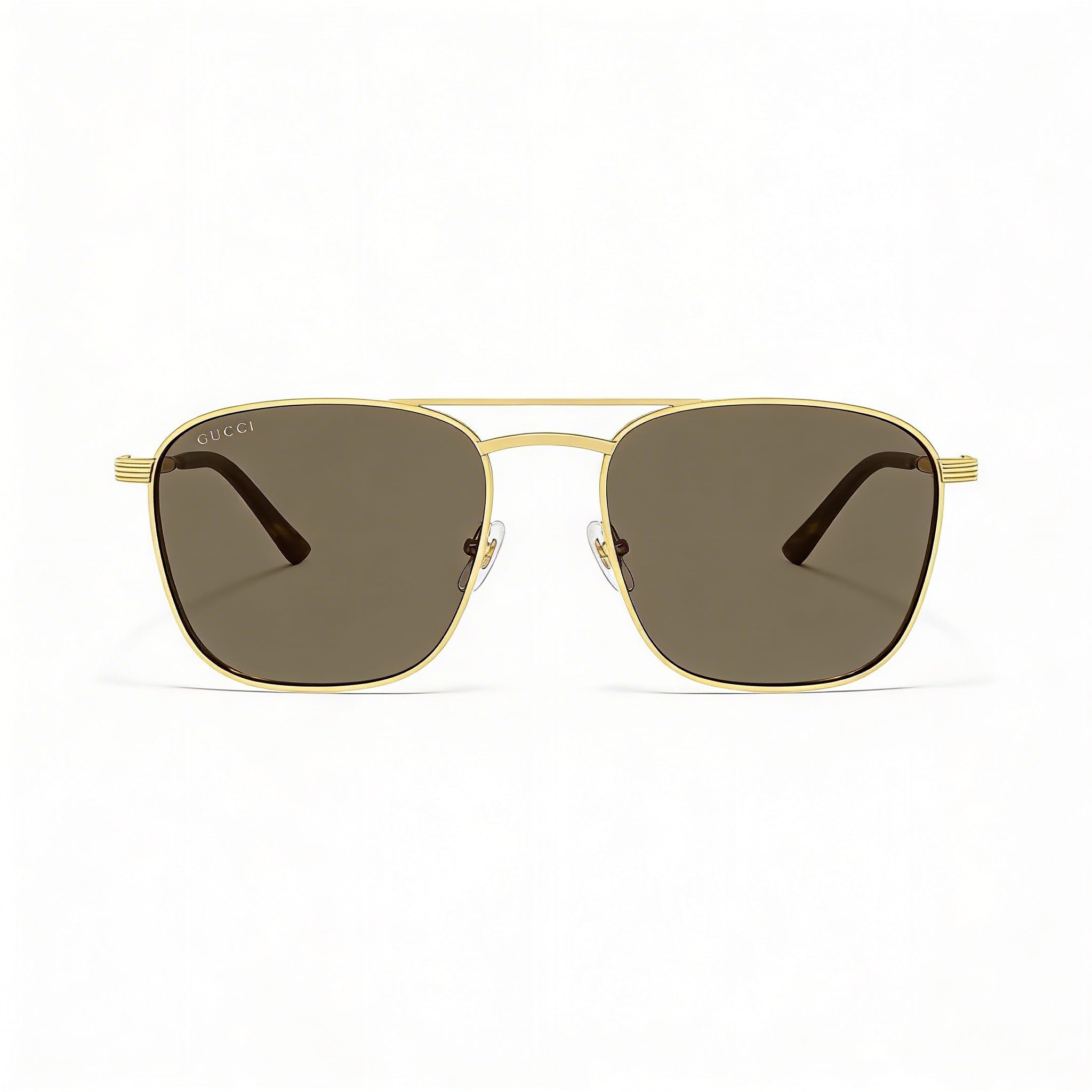 Gucci Modern Unisex Sunglasses, Black Frame with Black Lenses, Bridge Width 18mm, Temple Length 145mm, Photo 2