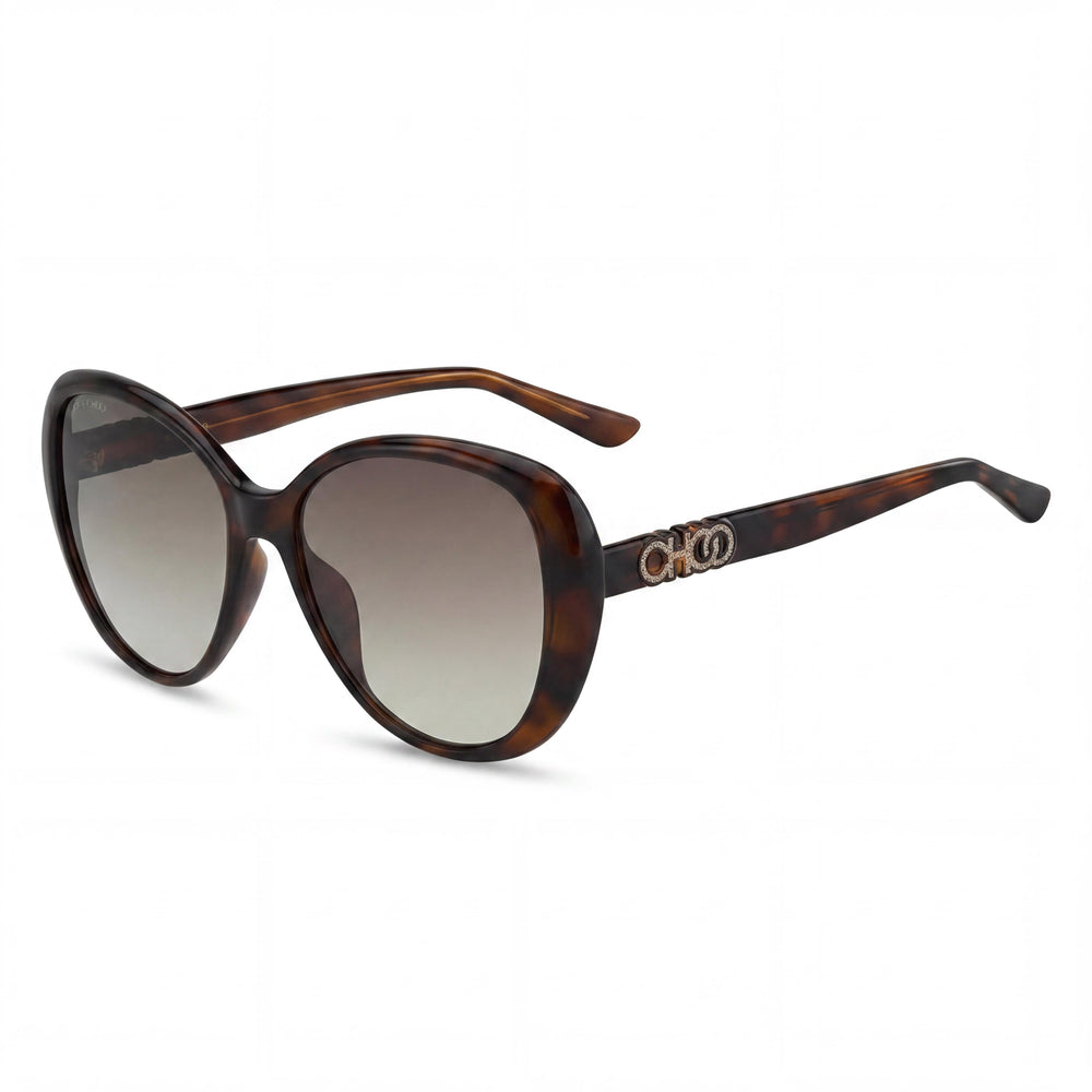 Gafas de sol ovaladas Havana para mujer de Jimmy Choo (Amira/G/S 086HA)