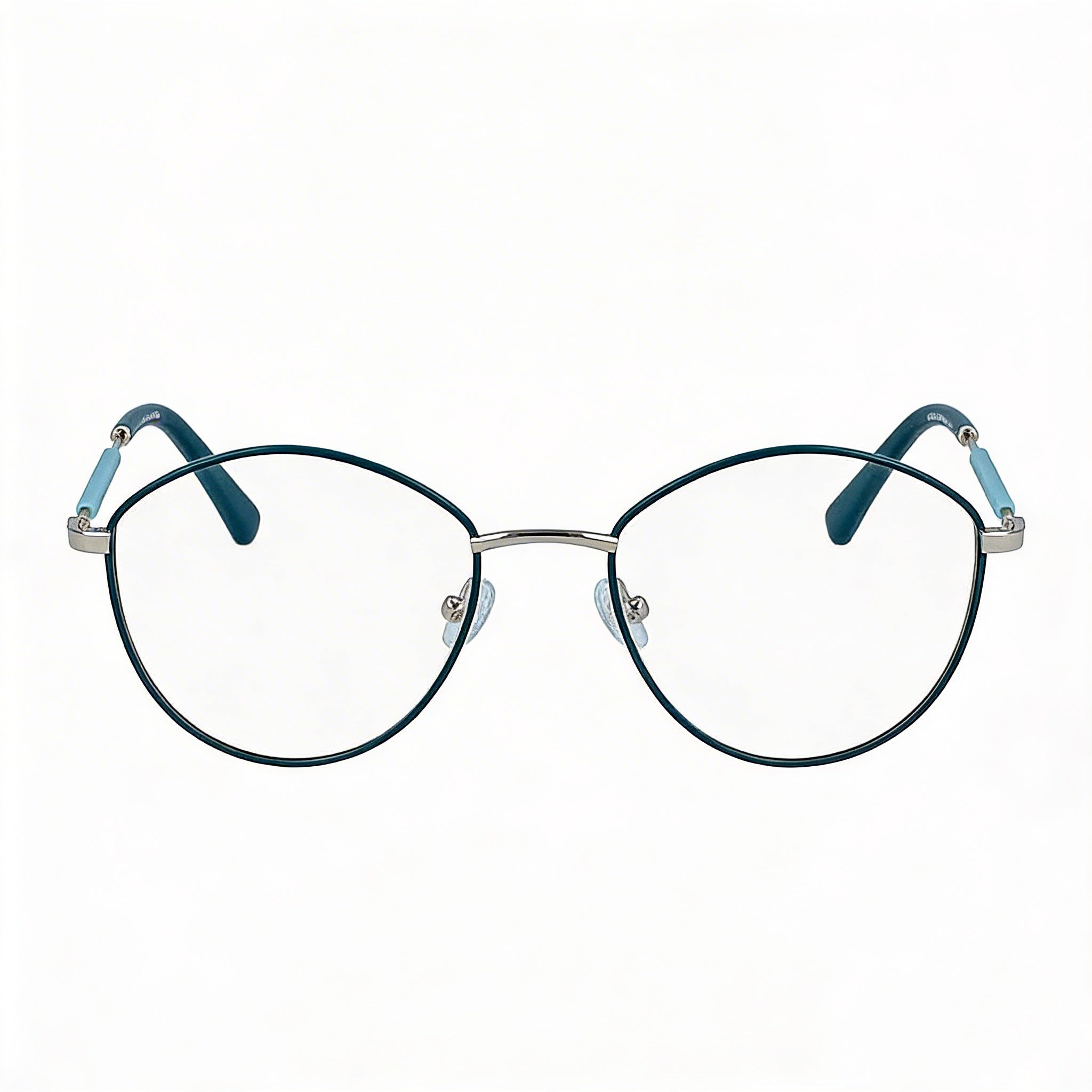 Calvin Klein Jeans CKJ19107 Gafas Ópticas de Mujer Estilo Casual con Montura Metálica Color Turquesa Talla 52/19/140, Photo 2