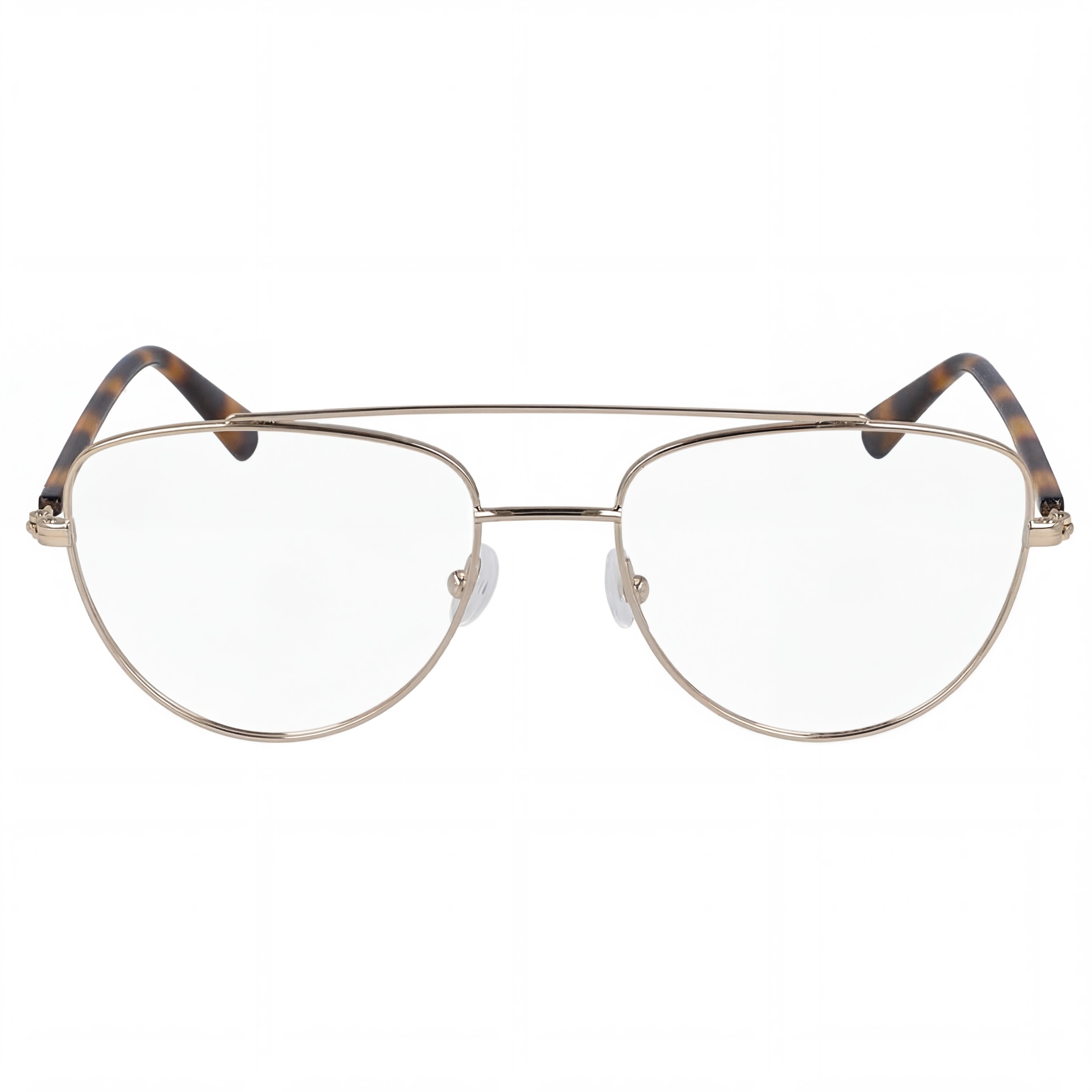 Calvin Klein Jeans Comtemporary Model Women's Gold Alloy Steel Frame Eyewear with 53mm Lens Width, Photo 2