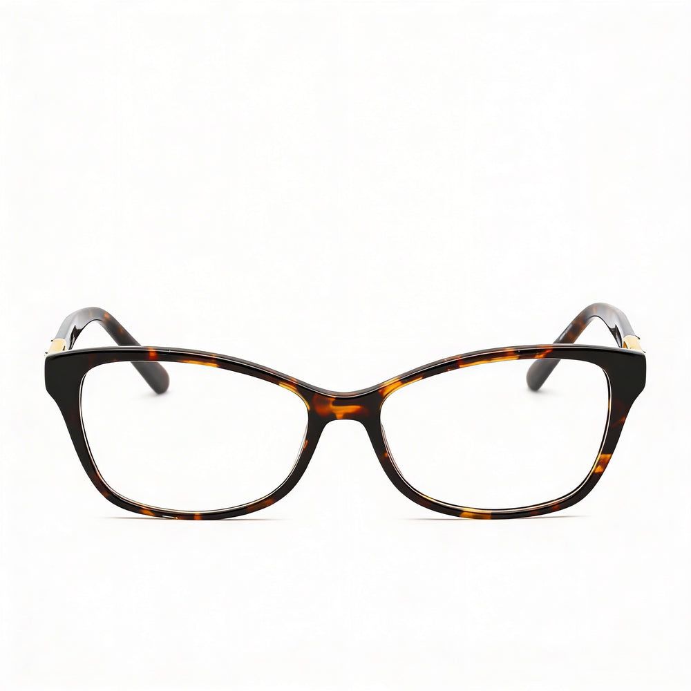 Gafas Gant Casual para mujer con montura de plástico y lentes de policarbonato de demostración en color Habana Oscuro 53-15-140