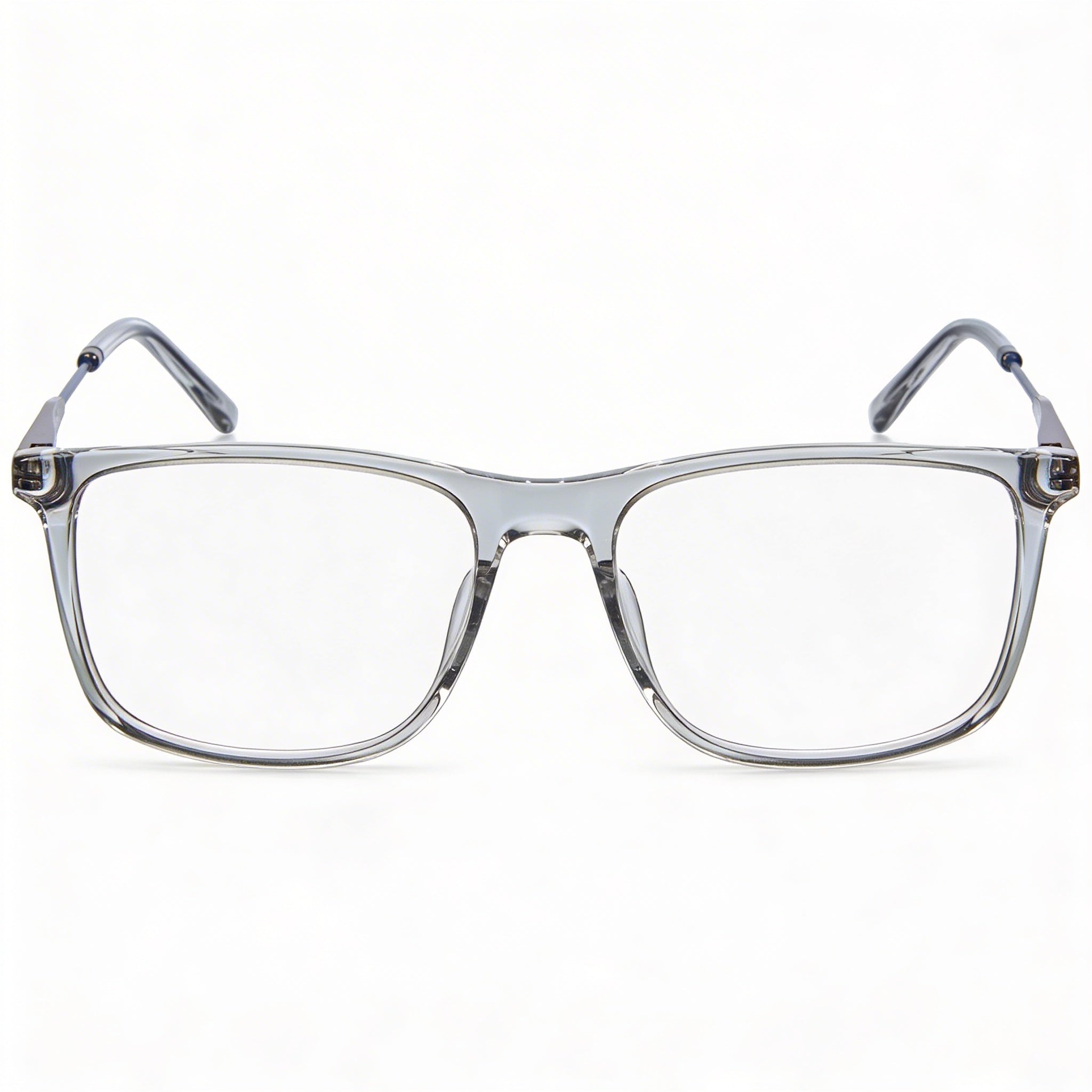 Calvin Klein CK21700 Women's Crystal Smoke Acetate Rectangular Eyeglasses with Non- Demo Lenses 54mm, Photo 2