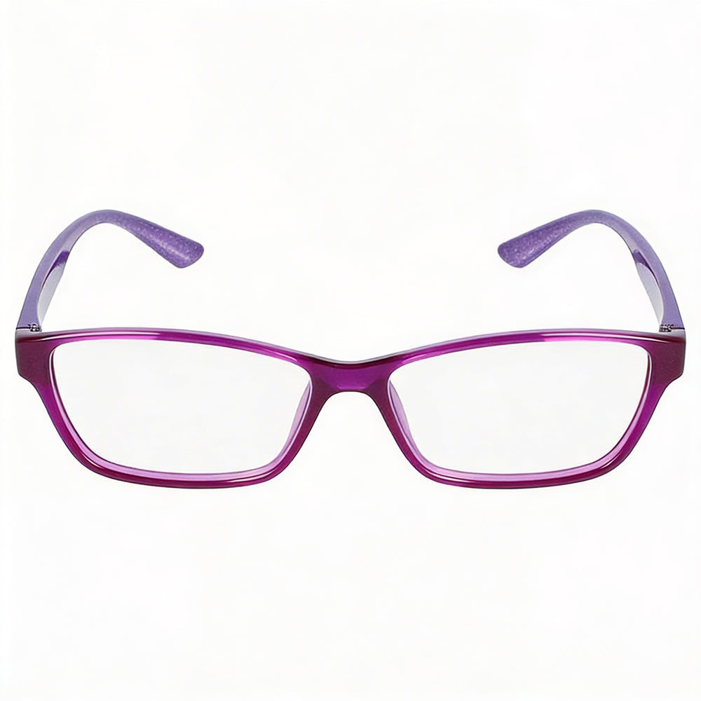 Gafas rectangulares Lacoste L3803b Mi para niños con montura de grilamid morado mate, lentes de 51 mm