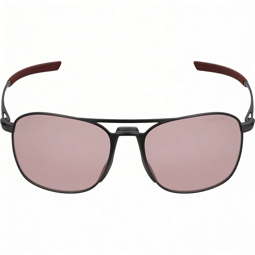 Nike Ace Driver E Ev24009 Unisex Titanium UV Protection Satin Gunmetal Course Tint Navigator Sunglasses 56mm