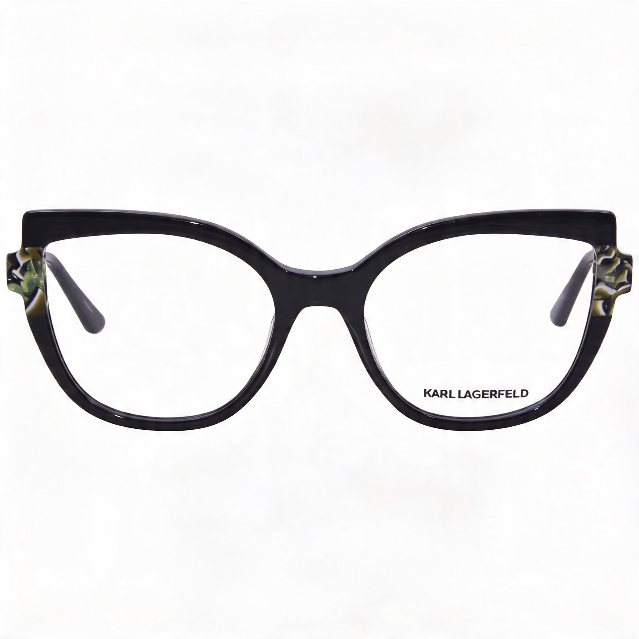 Gafas de sol KARL LAGERFELD modernas unisex, montura de acetato, lentes de policarbonato, negro/mármol, 54 mm, Photo 1