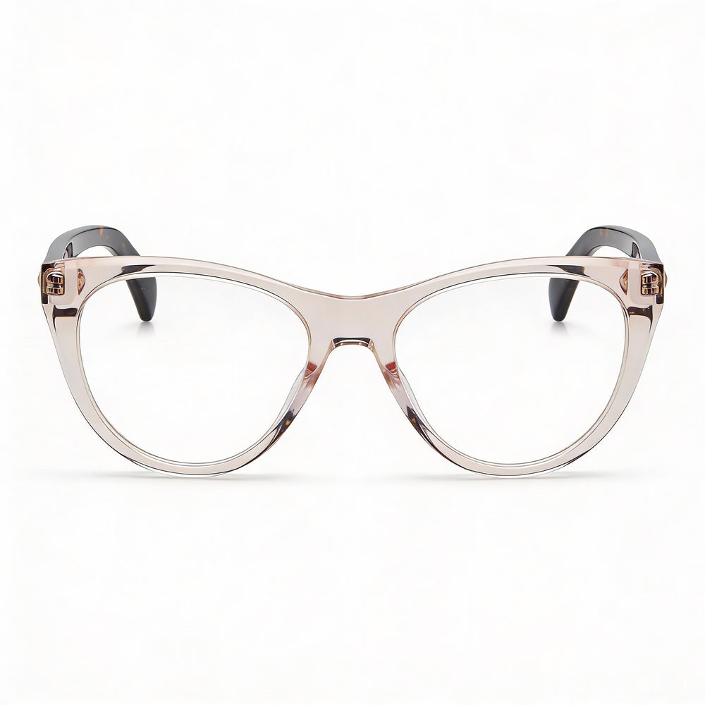 Gafas modernas rag & bone para mujer con montura de acetato rosa y lentes de policarbonato rosa, tamaño 51 mm