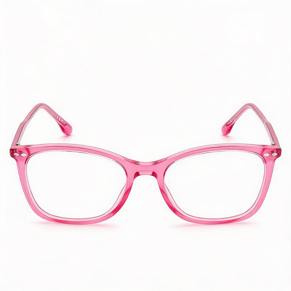 Gafas de sol Isabel Marant modernas unisex con montura de acetato rosa y plateada, ancho de lente 53 mm, ancho de puente 18 mm, longitud de patilla 145 mm