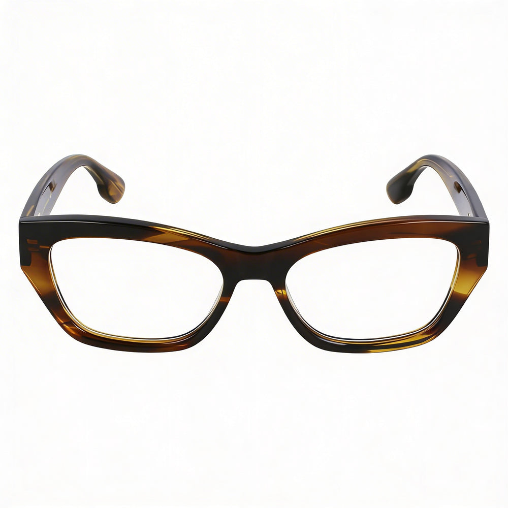 Victoria Beckham Vb2675 Striped Khaki Women's Optical Frames 53-17-140