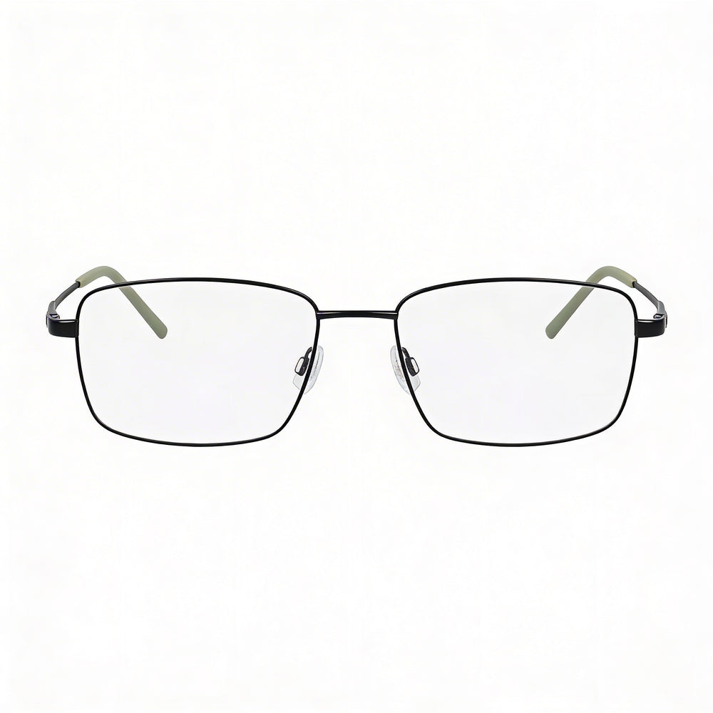 Joe Joe4086 Men's Sunglasses with Blackjack Metal Frame and Clear Polycarbonate Lenses 56mm