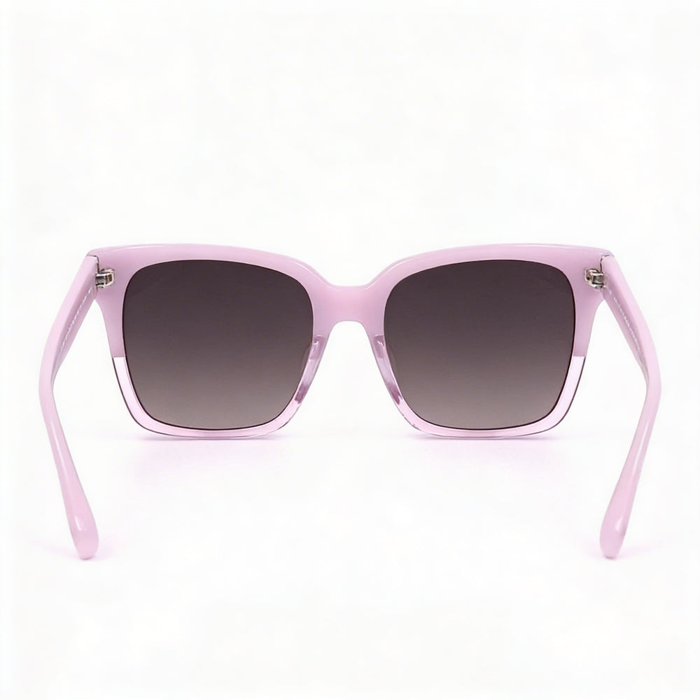 Gafas de sol de mujer Kate Spade New York HARLOW/G/S casual, violeta, marrón, acetato, cuadradas, con degradado marrón, protección UV de 55 mm