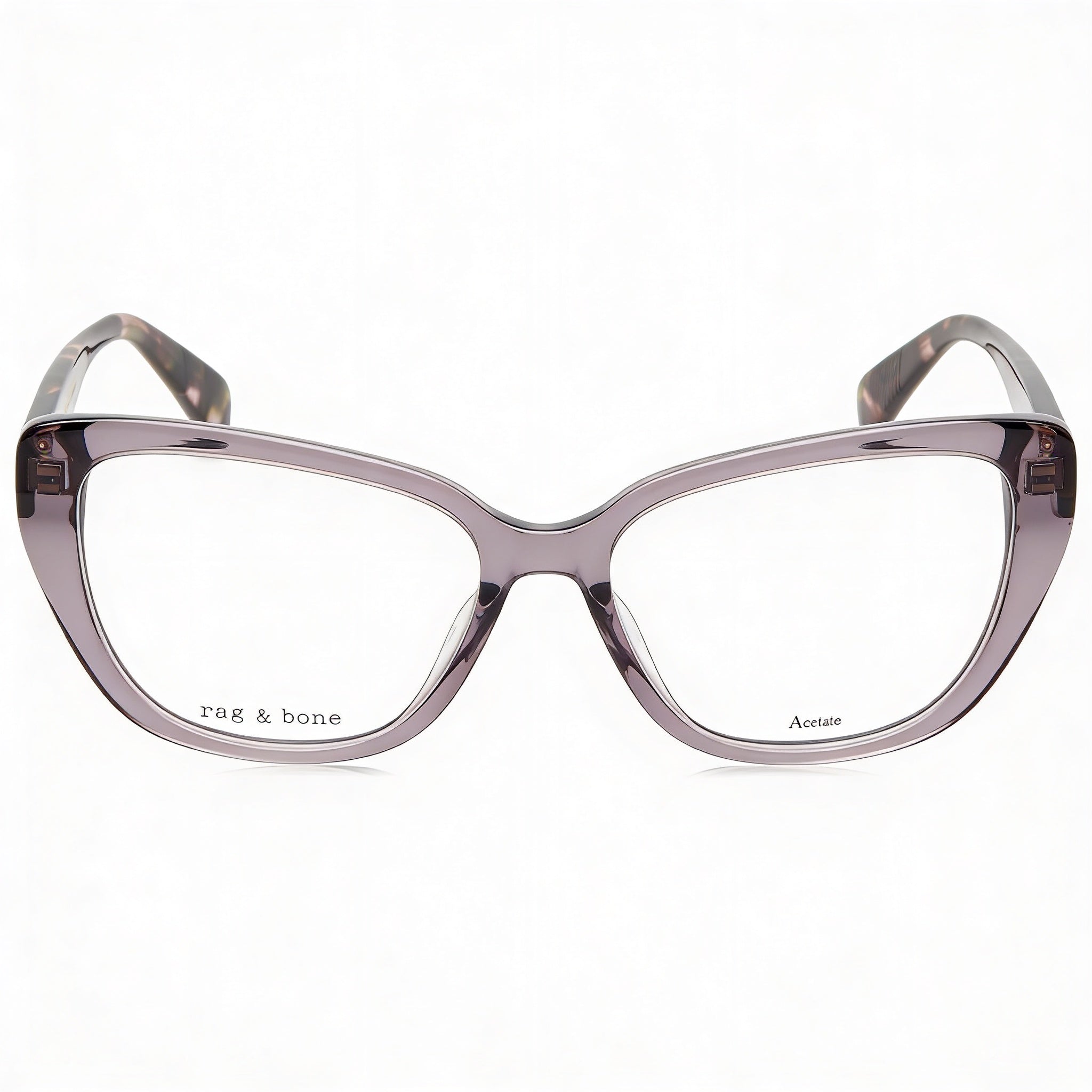 Rag & Bone Modern Women's Eyewear, featuring Multicolored Acetate Frames and Non-polarised Grey Lenses, 54mm, Photo 2