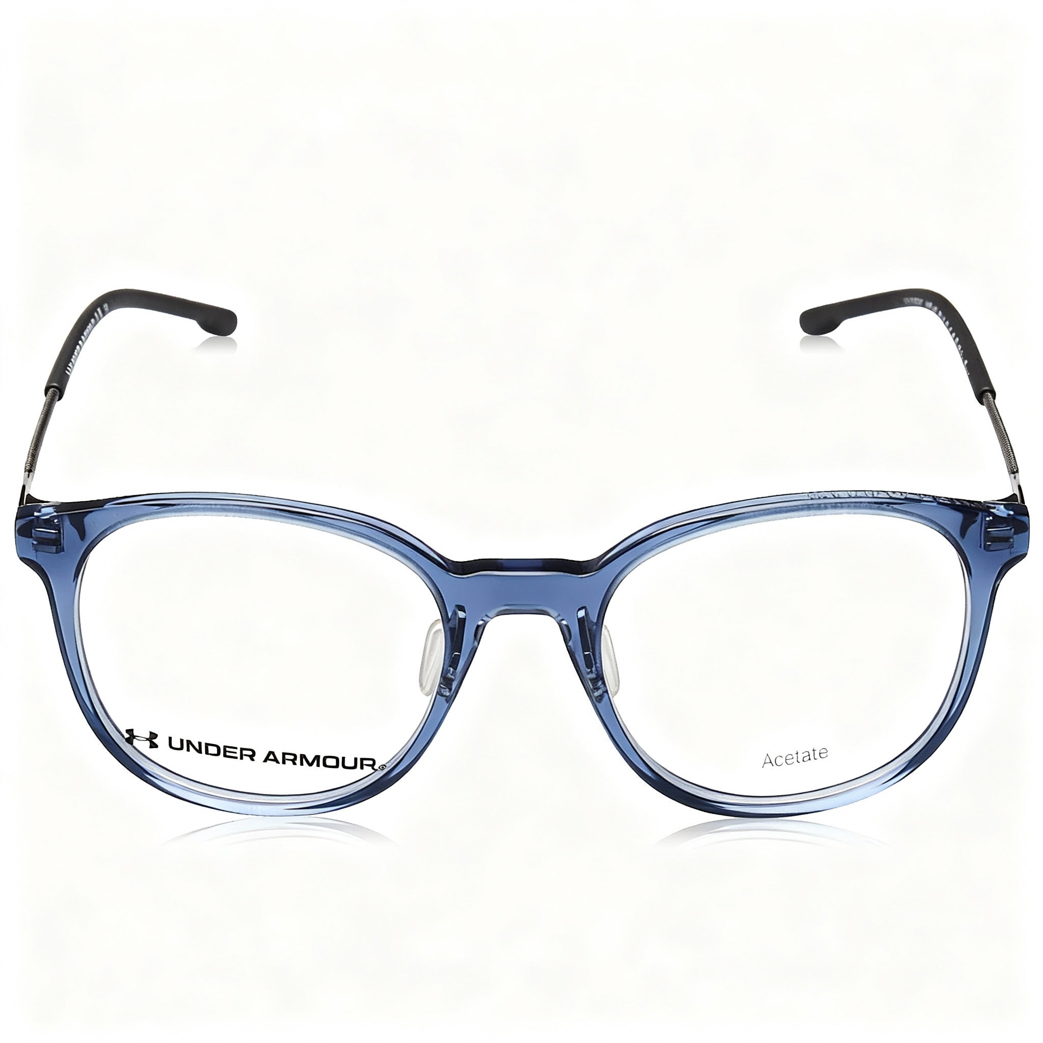 Under Armour UA 5033/G Women's Rectangular Acetate Full-Rim Optical Frames Blue Crystal 51mm