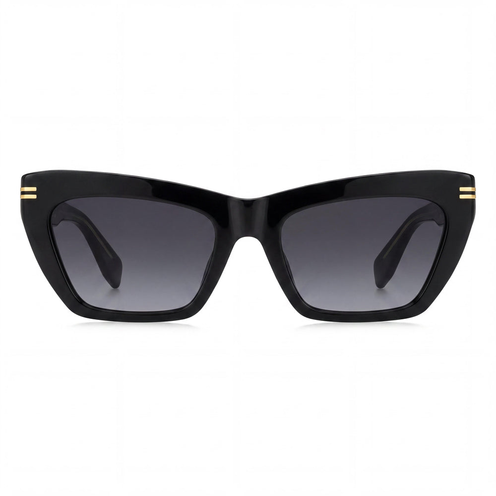 Gafas de sol Marc Jacobs Modern de acetato verde/marrón para mujer con lentes marrones sombreadas, protección UV, 54 mm