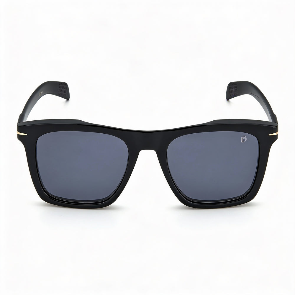 David Beckham DB 7000/S Men's Classic Acetate Black Gold Sunglasses with UV 400 Protection 51-20-145mm