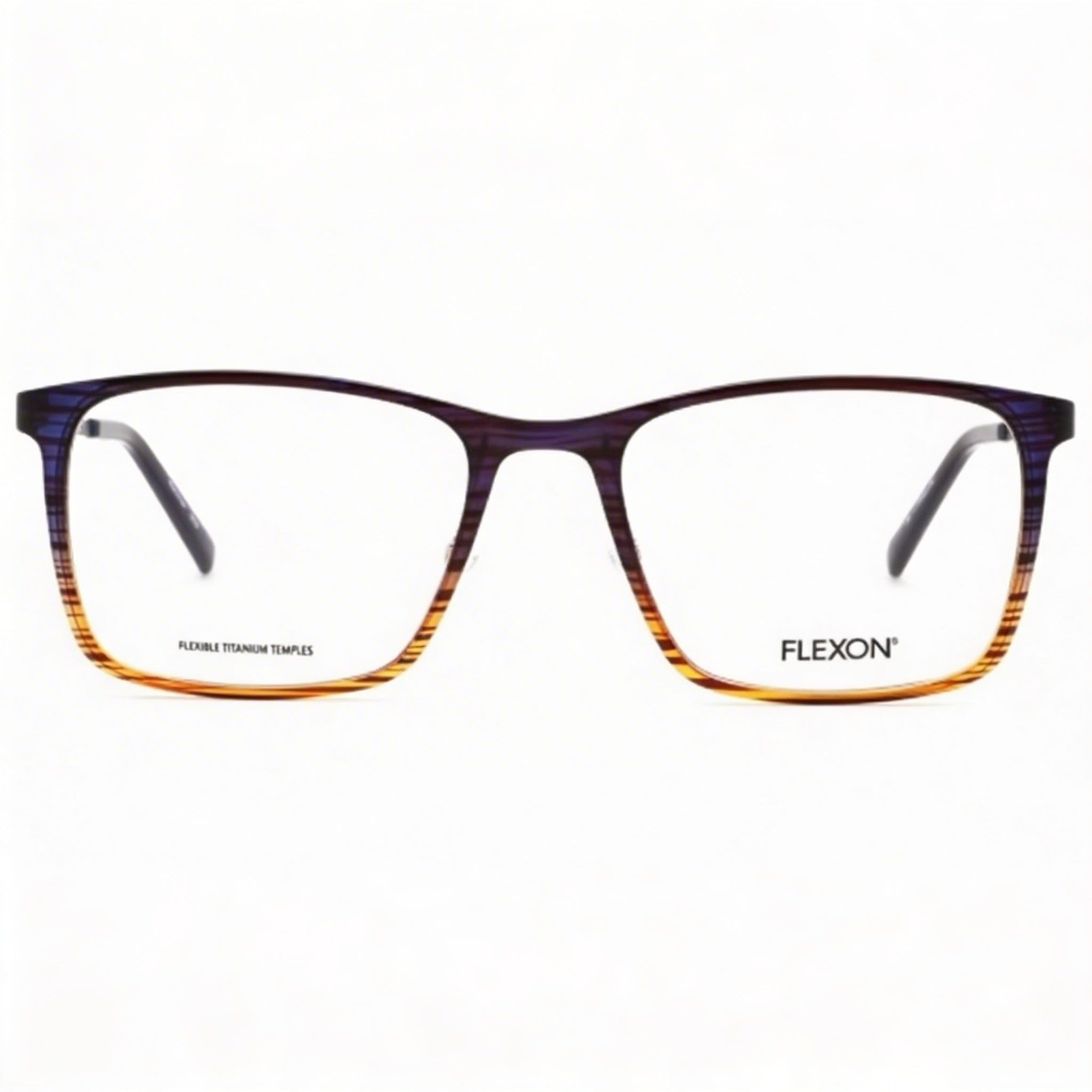 Gafas de sol Flexon Ep8011 para mujer, montura de acetato de celulosa de primera calidad, azul marino, ámbar, 53 mm, Photo 1
