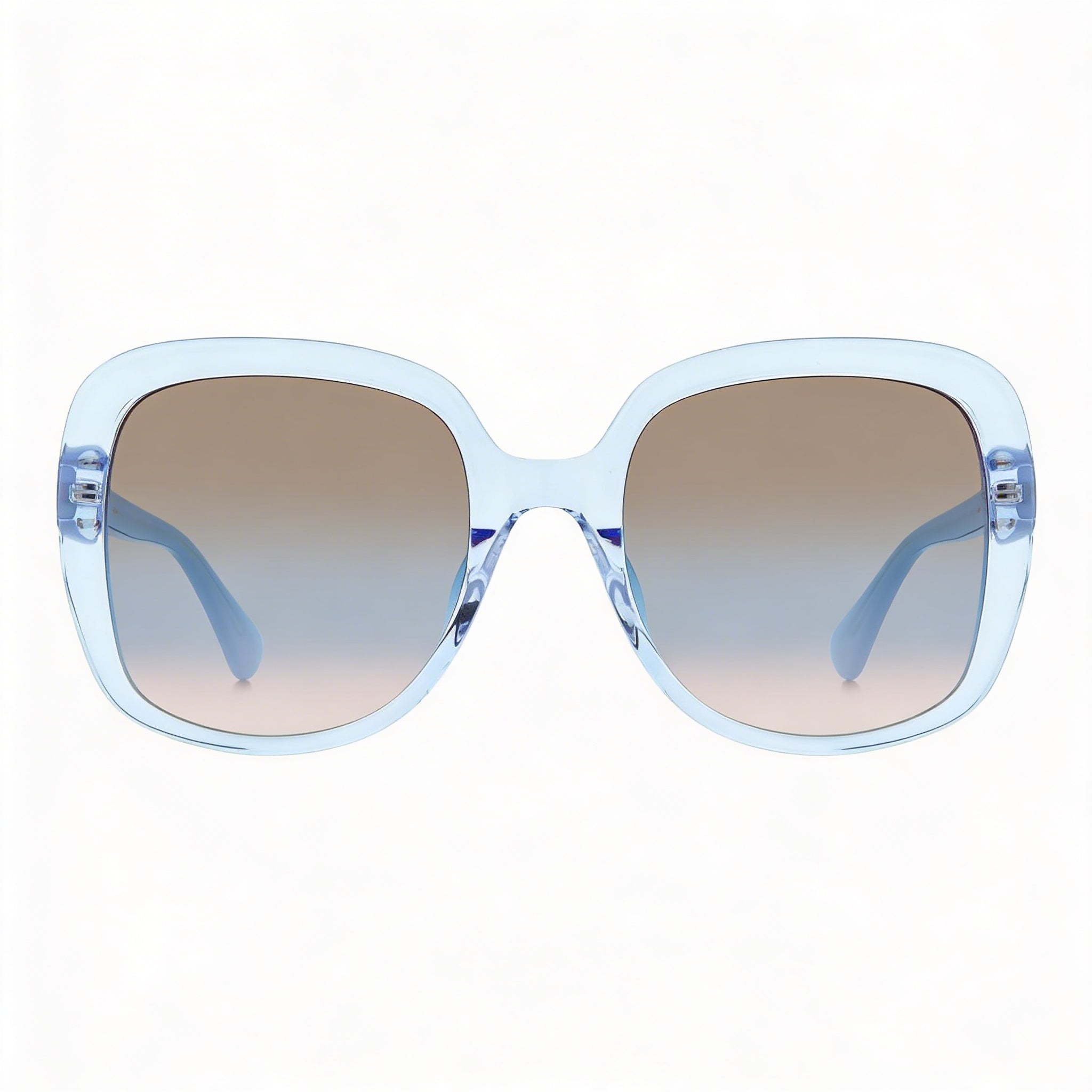 Kate Spade New York Wenona/G/S Gafas de Sol para Mujer, Azul Marrón, con Marco de Plástico Azul, Lentes de Policarbonato en Tono Azul Marrón, con Protección UV, 56mm, Photo 2