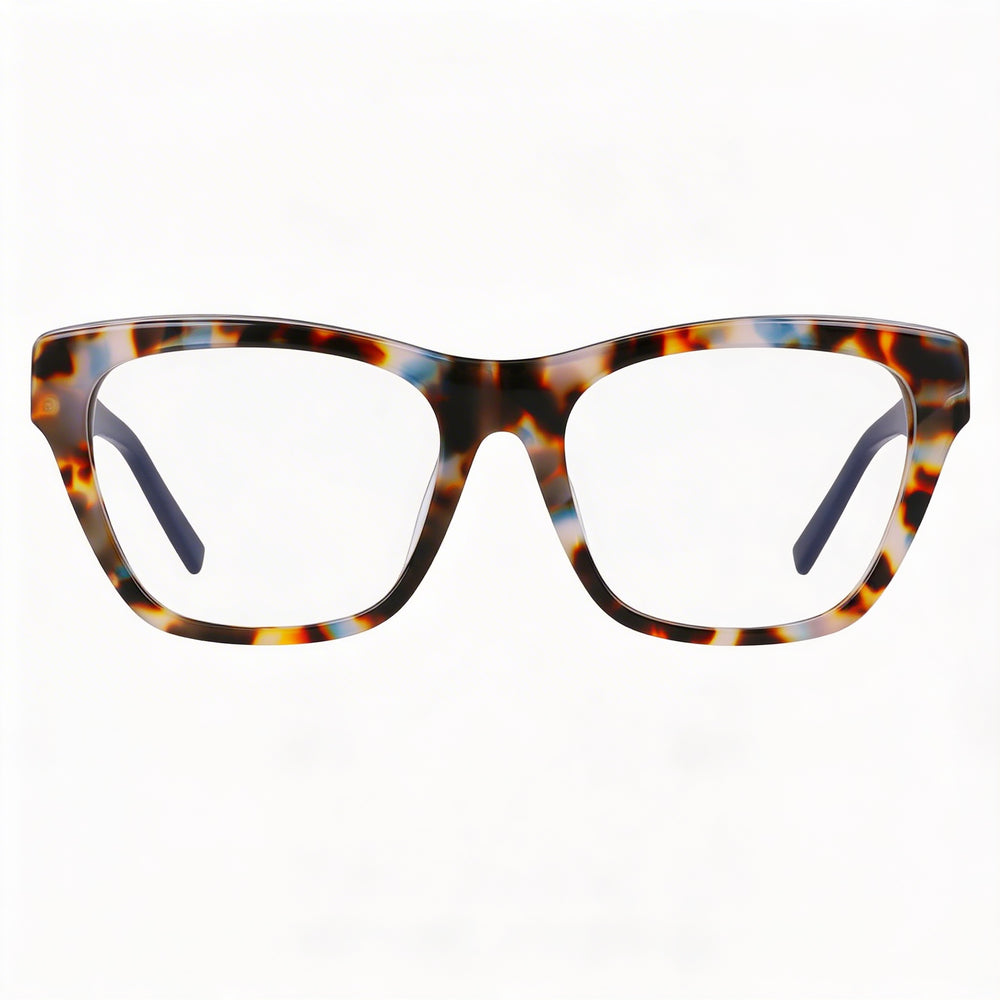 Gafas DKNY Modern DK5063 para mujer de acetato con montura y lentes en color carey hueso/tinta, 54mm de ancho de lente