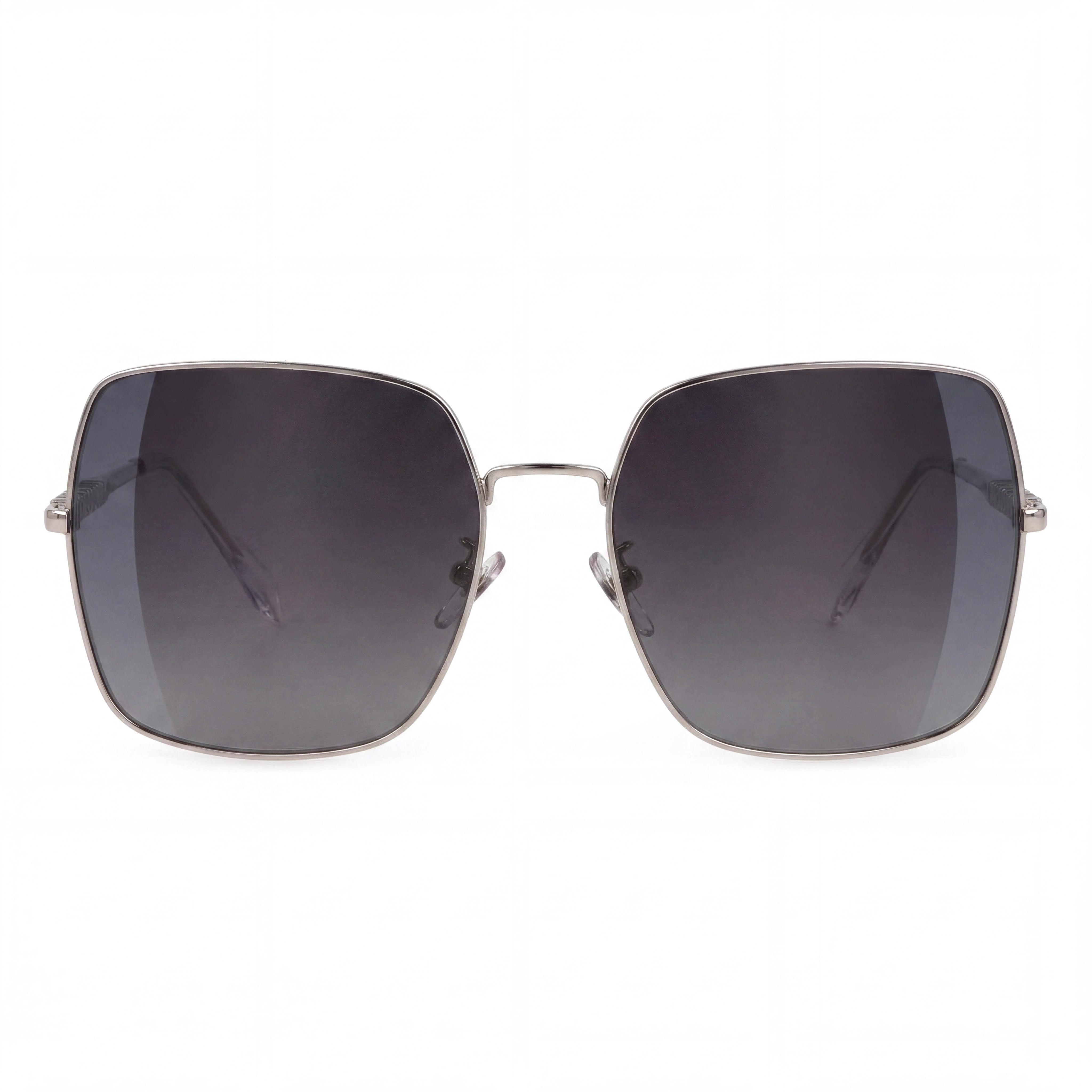 Just Cavalli Casual Women's Shiny Palladium Smoke Gradient Mirror Silver UV Protection Sunglasses 60mm, Photo 2