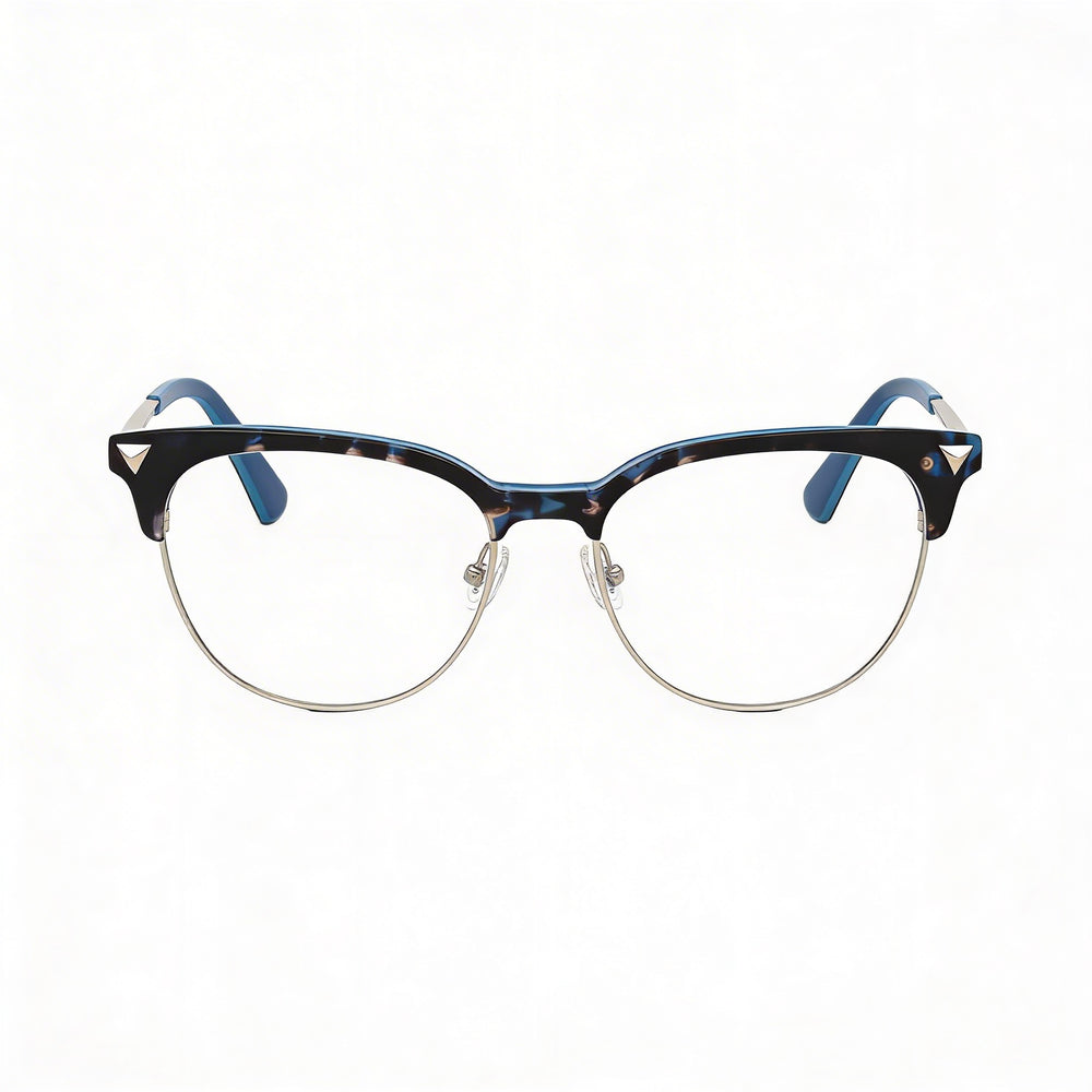 Guess Gu2798 Women's Blue Metal Frame Eyeglasses with Polycarbonate Lenses, Size 53-17-140