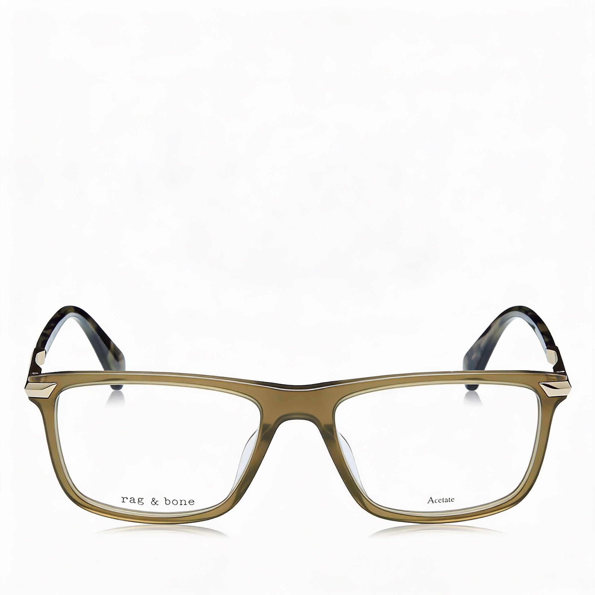 Gafas de sol modernas Rag & Bone para mujer, montura de acetato, policarbonato, lentes no polarizadas, color oliva, ancho de lente de 53 mm., Photo 2