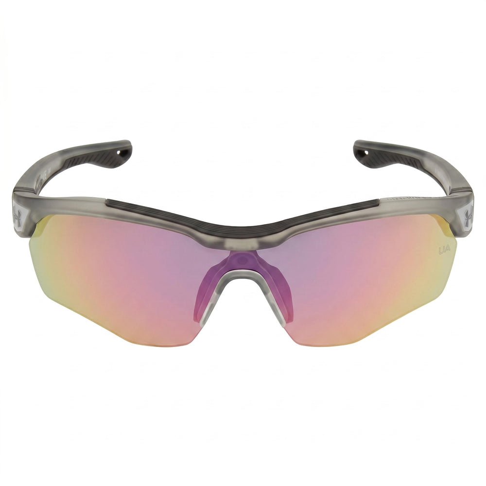 Under Armour Modern Unisex Polyamide Crystal Grey Frame Violet Blue Multilayer Lenses UV Protection 99mm